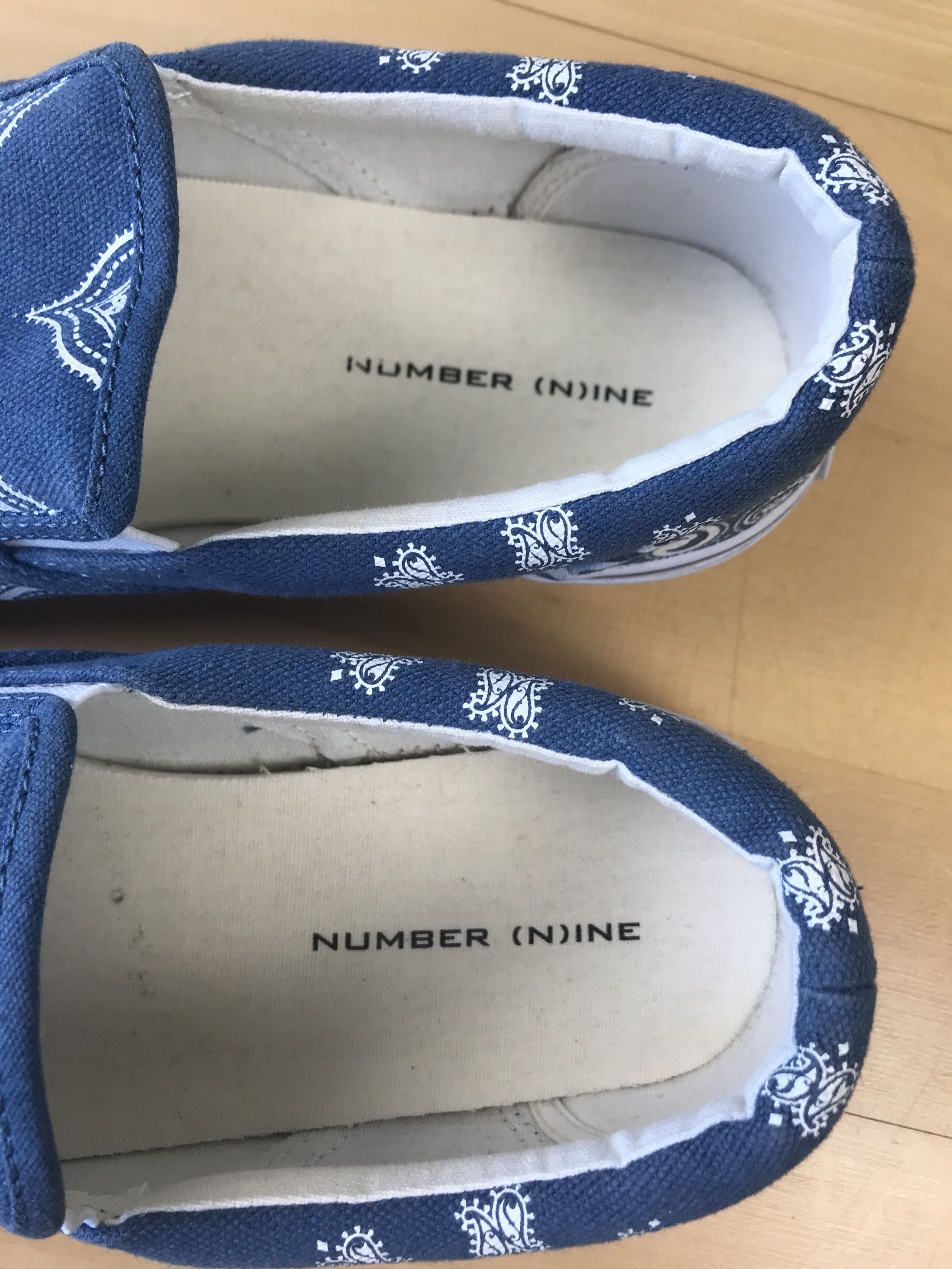 Number (N)ine Number Nine Paisley Slip Ons: Size US 8 / EU 41 - 2 Thumbnail