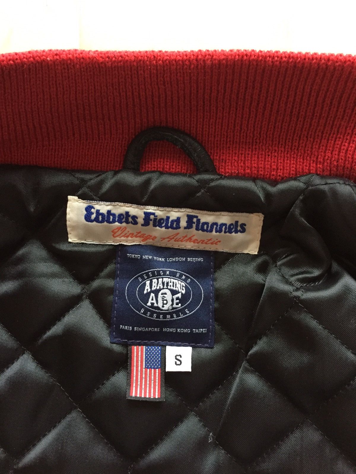Bape × Ebbets Field Flannels Bape X Ebbets Field Field Flannels Varsity Jacket Size US S / EU 44-46 / 1 - 4 Thumbnail
