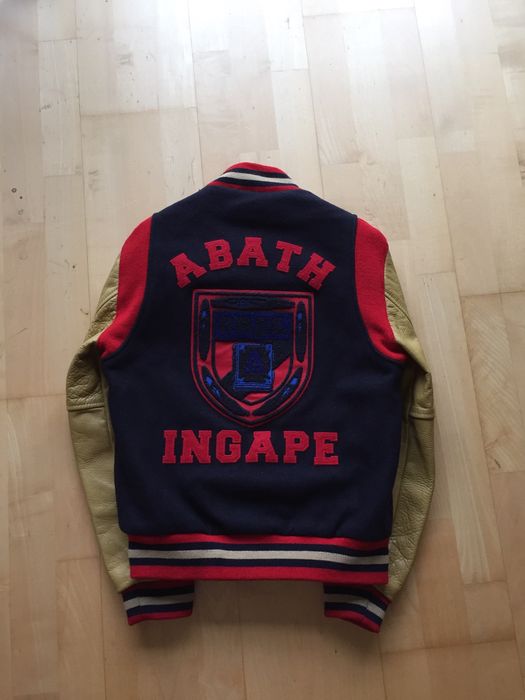 Bape Bape X Ebbets Field Field Flannels Varsity Jacket | Grailed