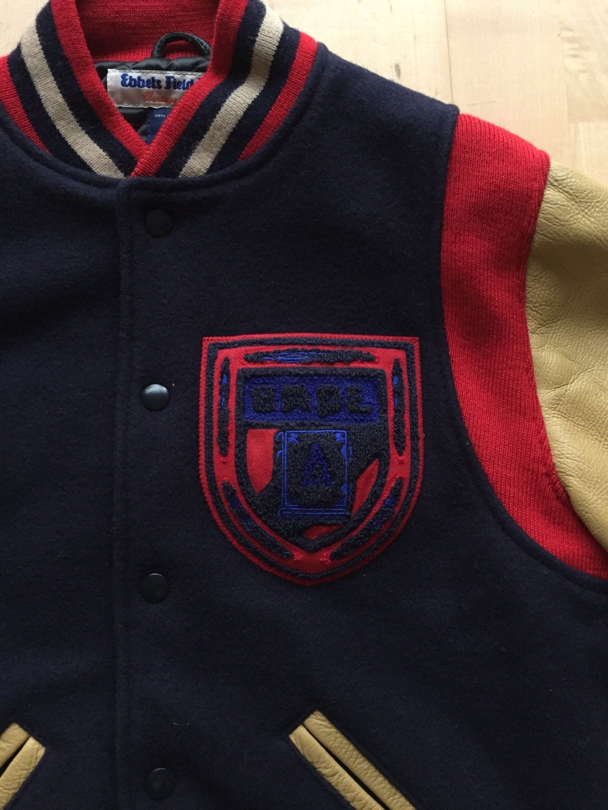 Bape × Ebbets Field Flannels Bape X Ebbets Field Field Flannels Varsity Jacket Size US S / EU 44-46 / 1 - 3 Thumbnail