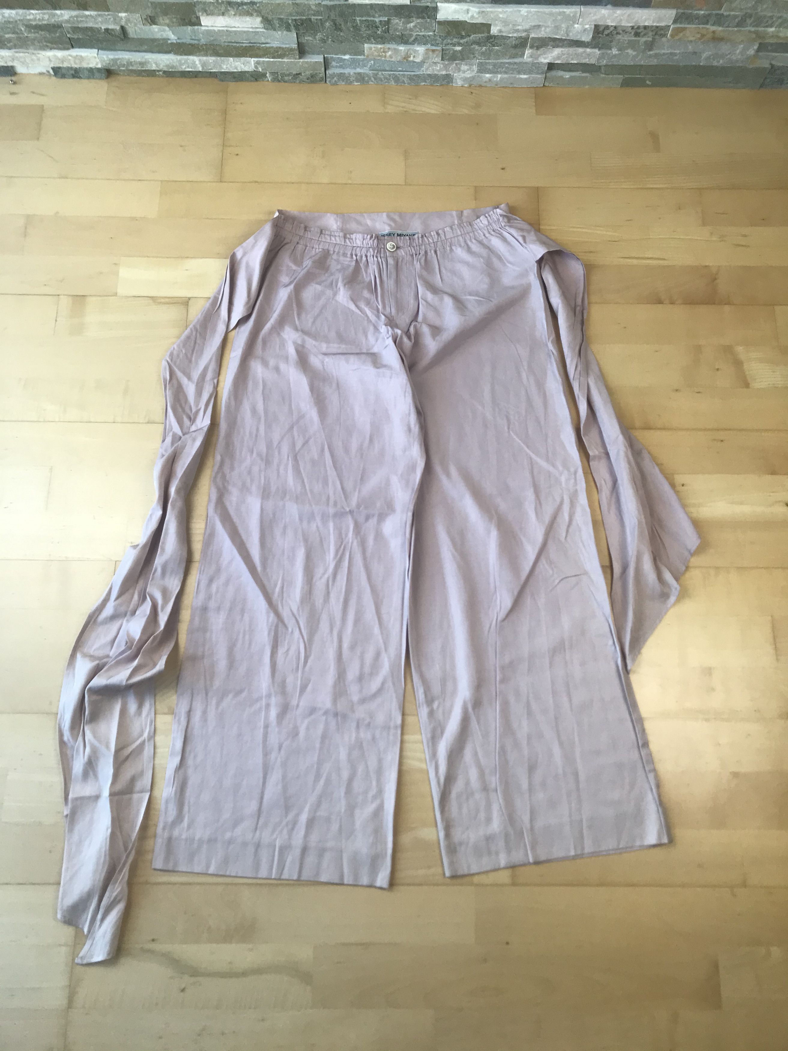 Issey Miyake Issey Miyake String Wait Pants: Size US 30 / EU 46 - 1 Thumbnail