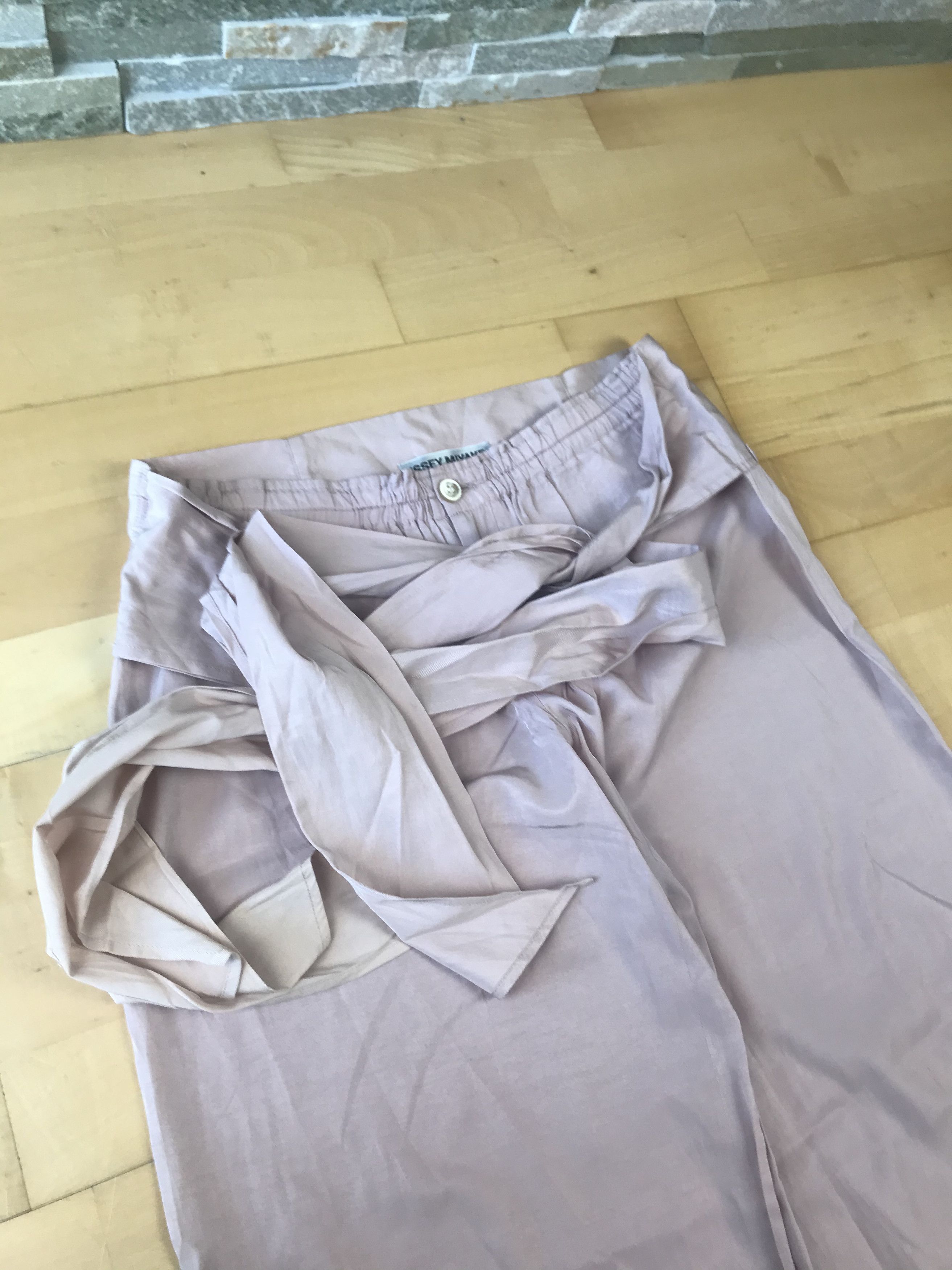 Issey Miyake Issey Miyake String Wait Pants: Size US 30 / EU 46 - 2 Thumbnail