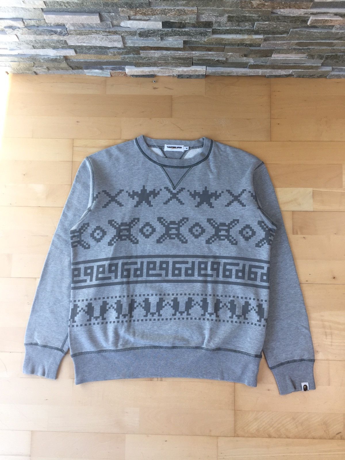 Bape Bape Digital Bapesta Pixel Sweater Size US M / EU 48-50 / 2 - 1 Thumbnail