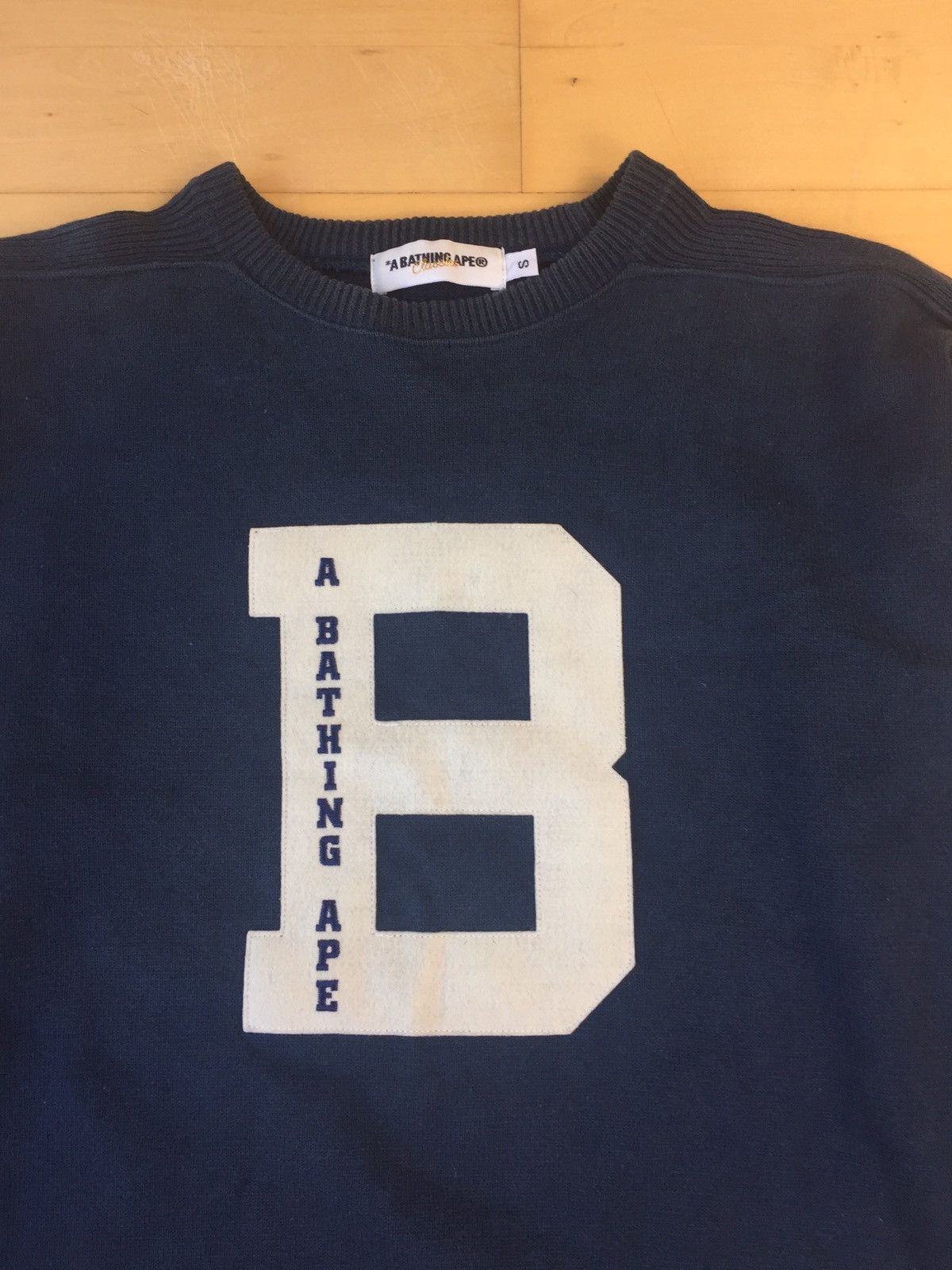 Bape Bape Big B Logo Sweater Size US S / EU 44-46 / 1 - 2 Thumbnail