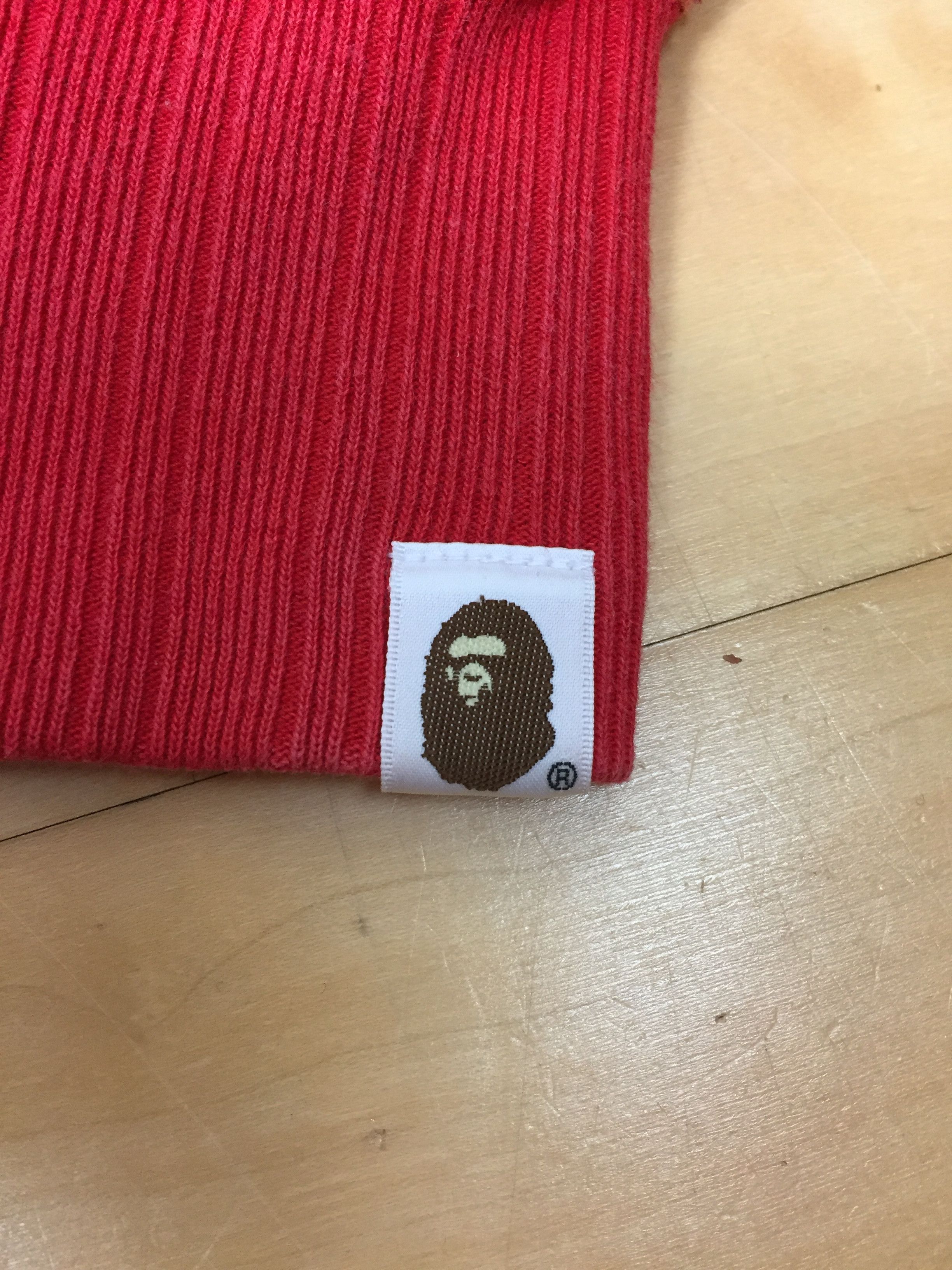 Bape Bape Back Logo red Sweater Size US L / EU 52-54 / 3 - 6 Thumbnail