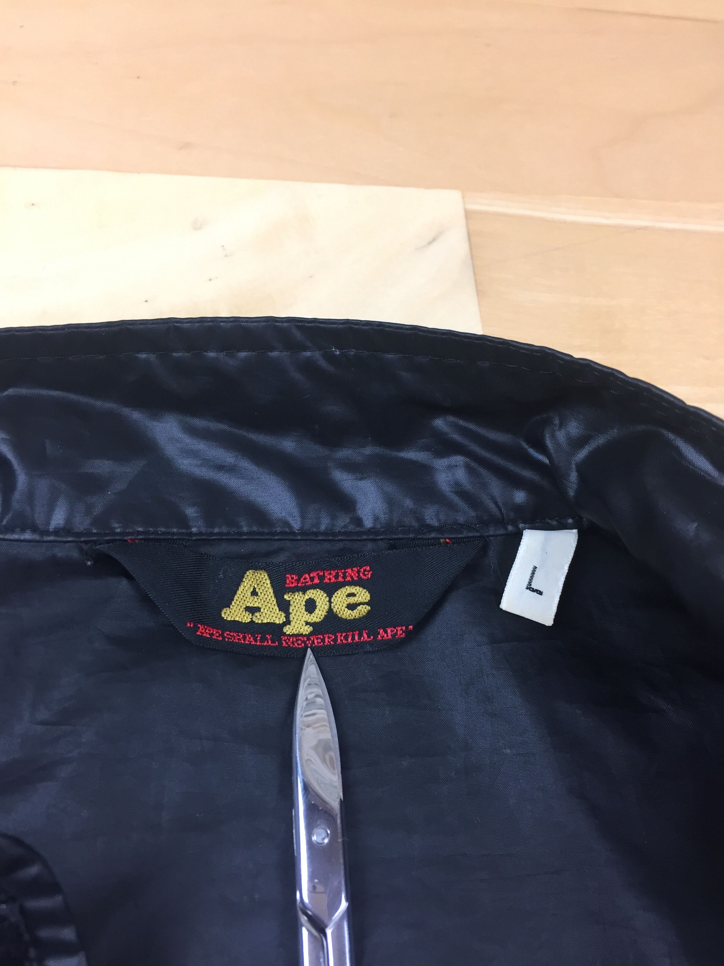 Bape Bape Shoulder Logo Nylon Jacket Size US L / EU 52-54 / 3 - 3 Thumbnail