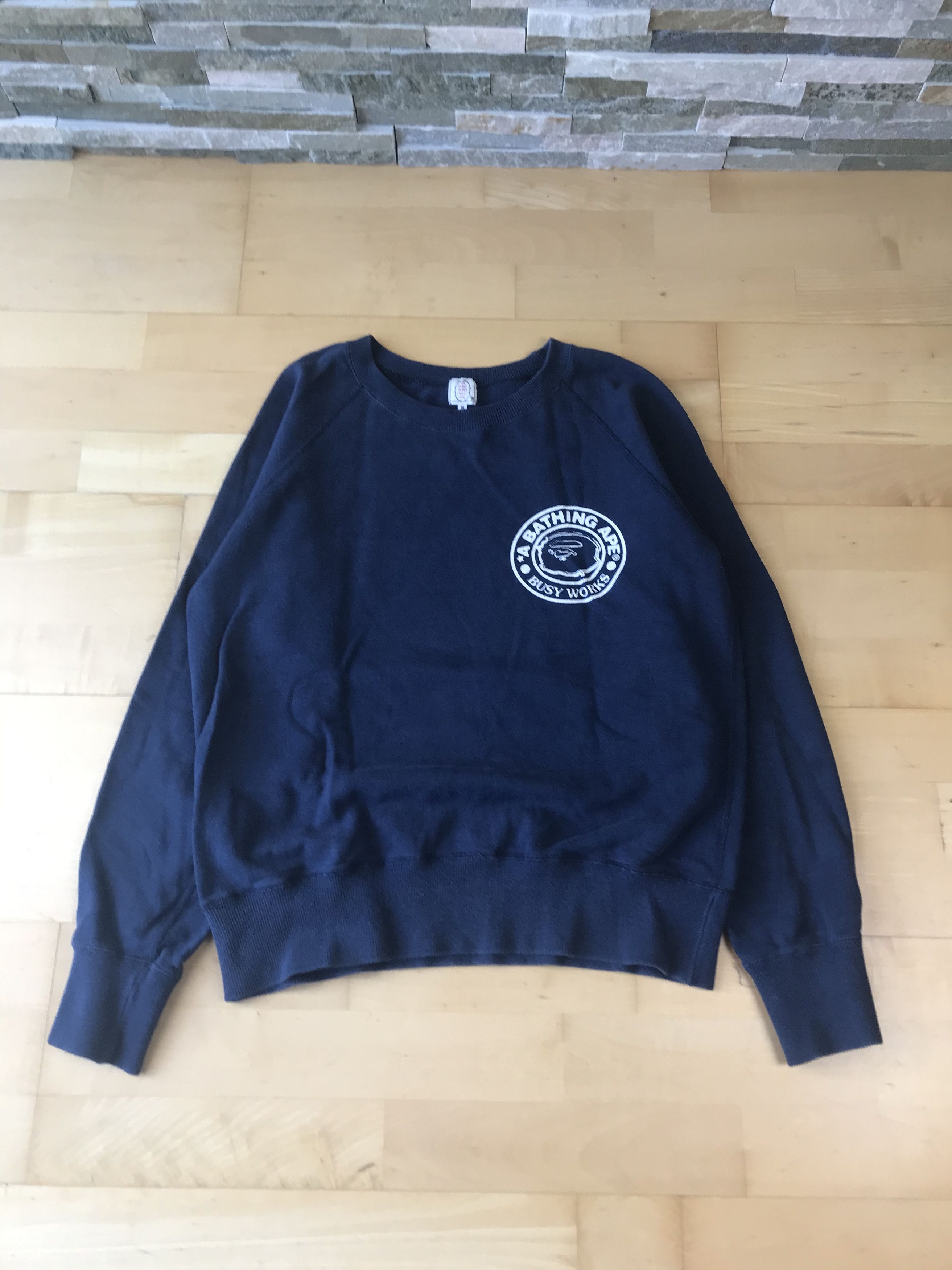 Y2K Bape Busy Works Sweater Size Small store