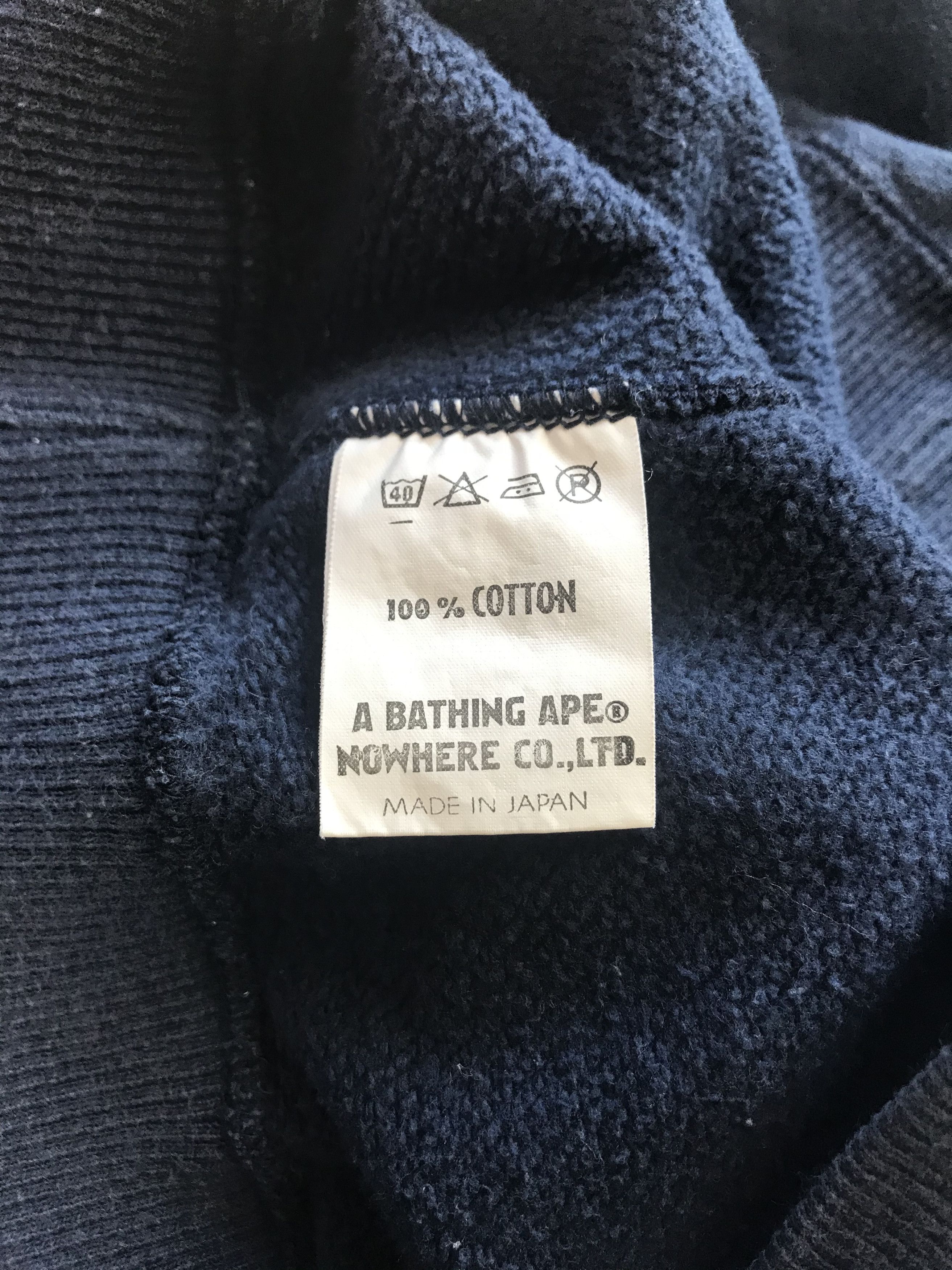 Bape Bape Busy Works Logo Navy Sweater Size US M / EU 48-50 / 2 - 4 Thumbnail