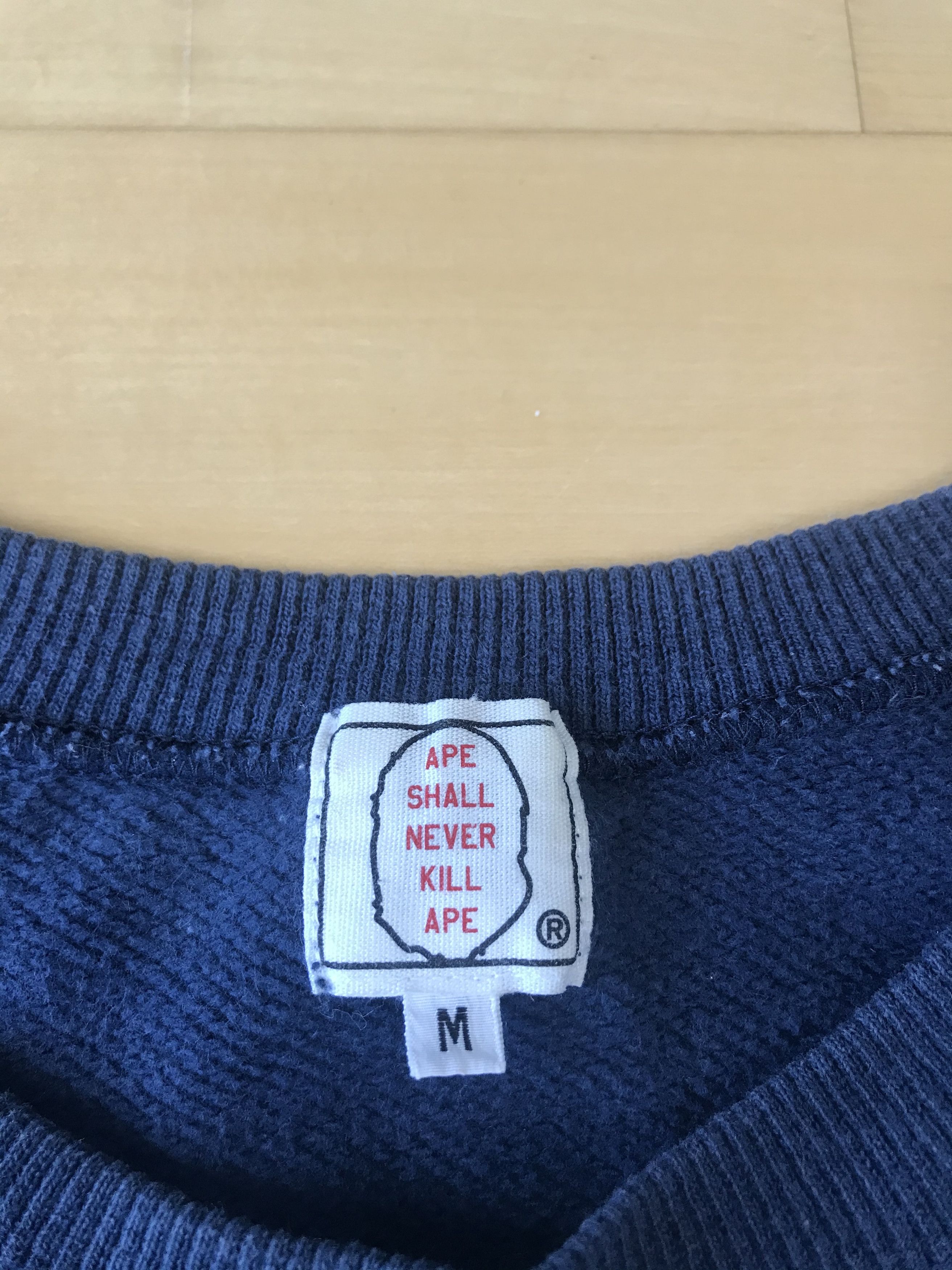 Bape Bape Busy Works Logo Navy Sweater Size US M / EU 48-50 / 2 - 3 Thumbnail
