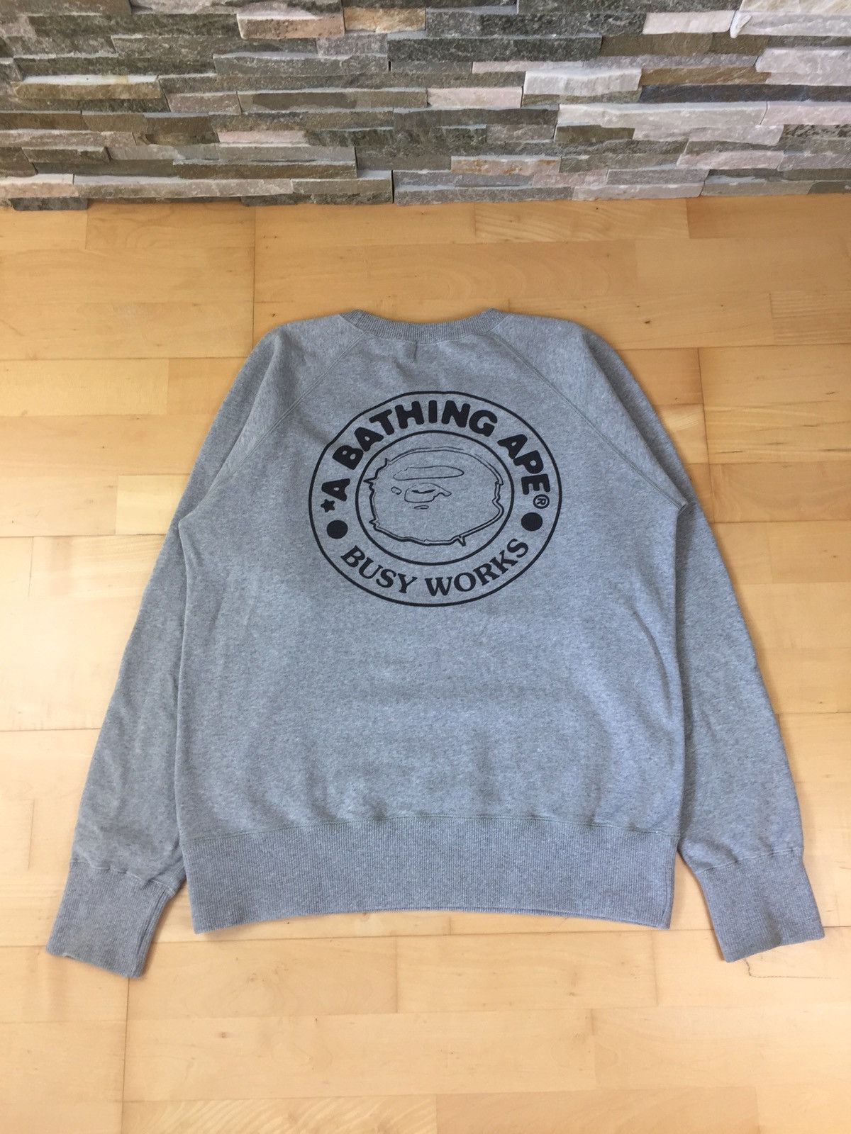 Bape Bape Busy Work Logo Sweater Size US M / EU 48-50 / 2 - 5 Thumbnail