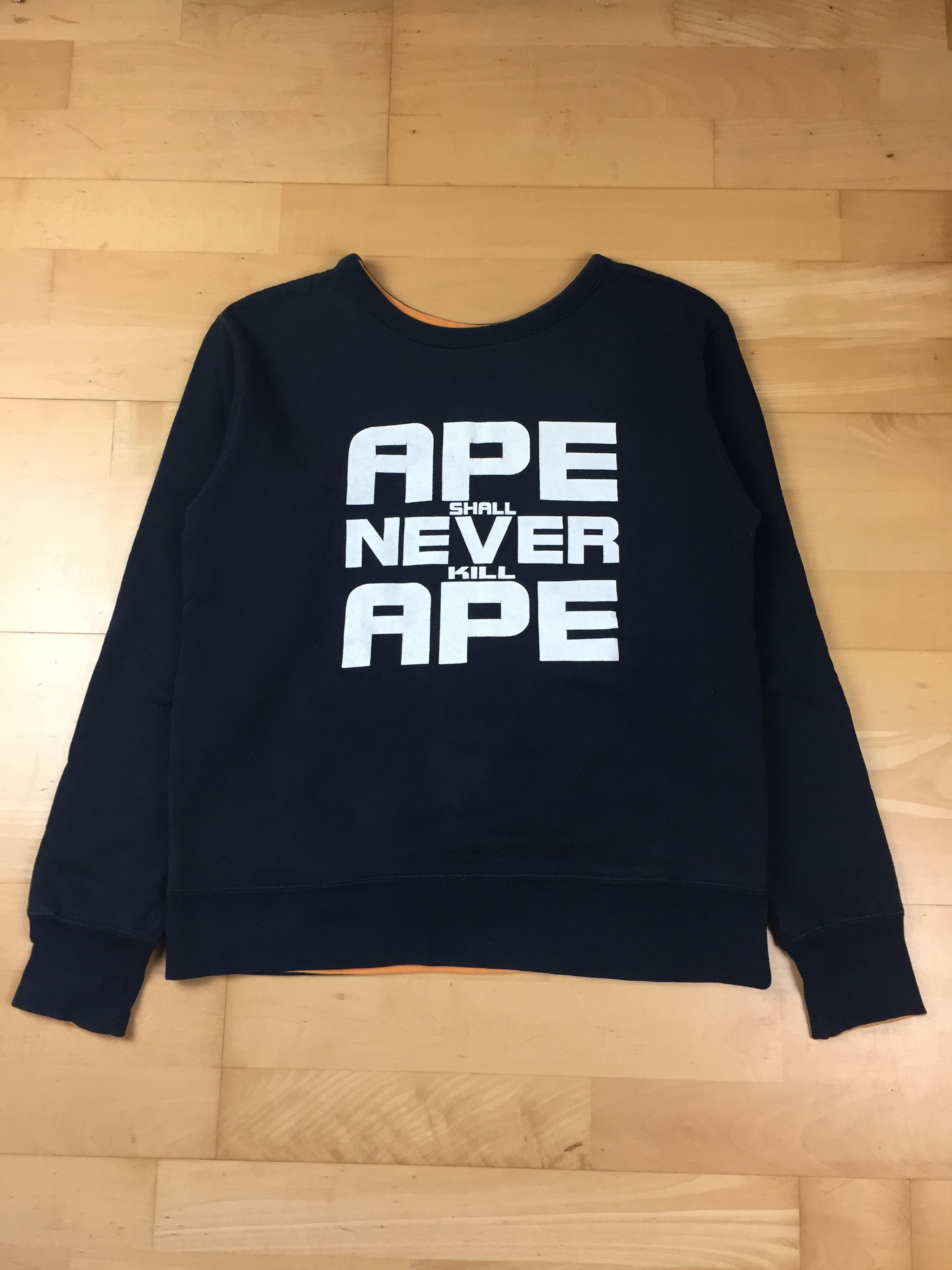Bape Bape Reversable 4 Logo Sweater Size US S / EU 44-46 / 1 - 5 Thumbnail
