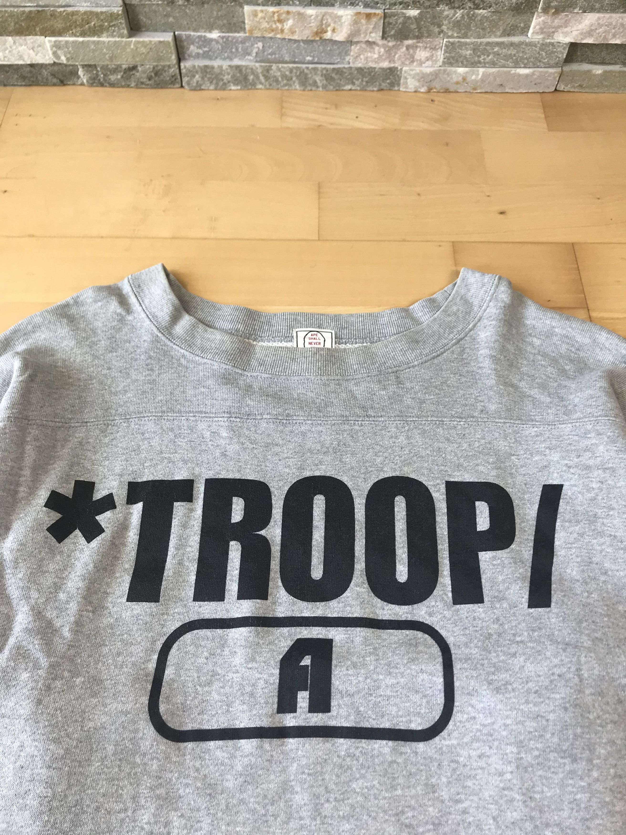 Bape Bape *TROOP/A Logo Sweater Size US M / EU 48-50 / 2 - 2 Thumbnail