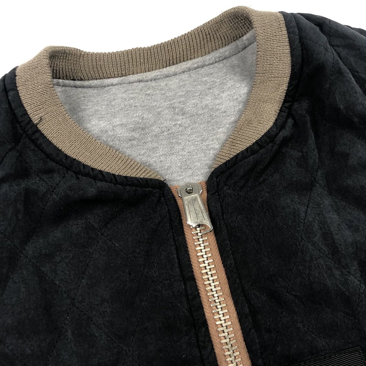 Vintage Person's Reversible Cropped Bomber Jacket