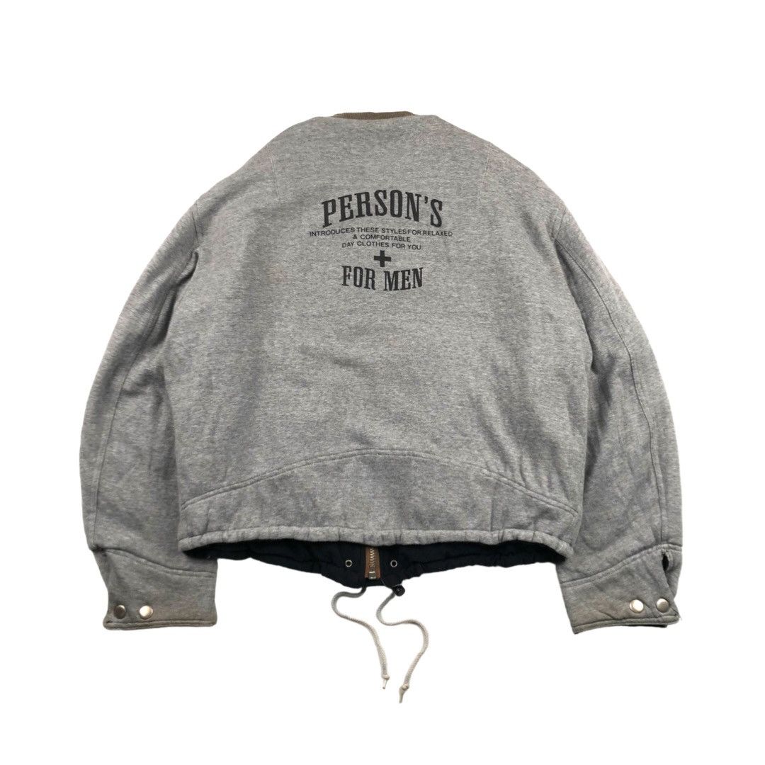 Vintage Person's Reversible Cropped Bomber Jacket