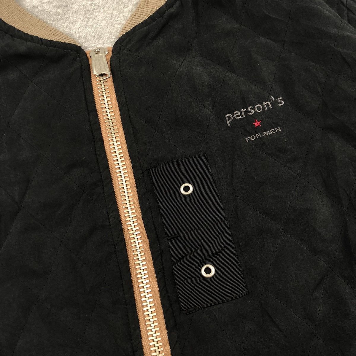 Vintage Person's Reversible Cropped Bomber Jacket