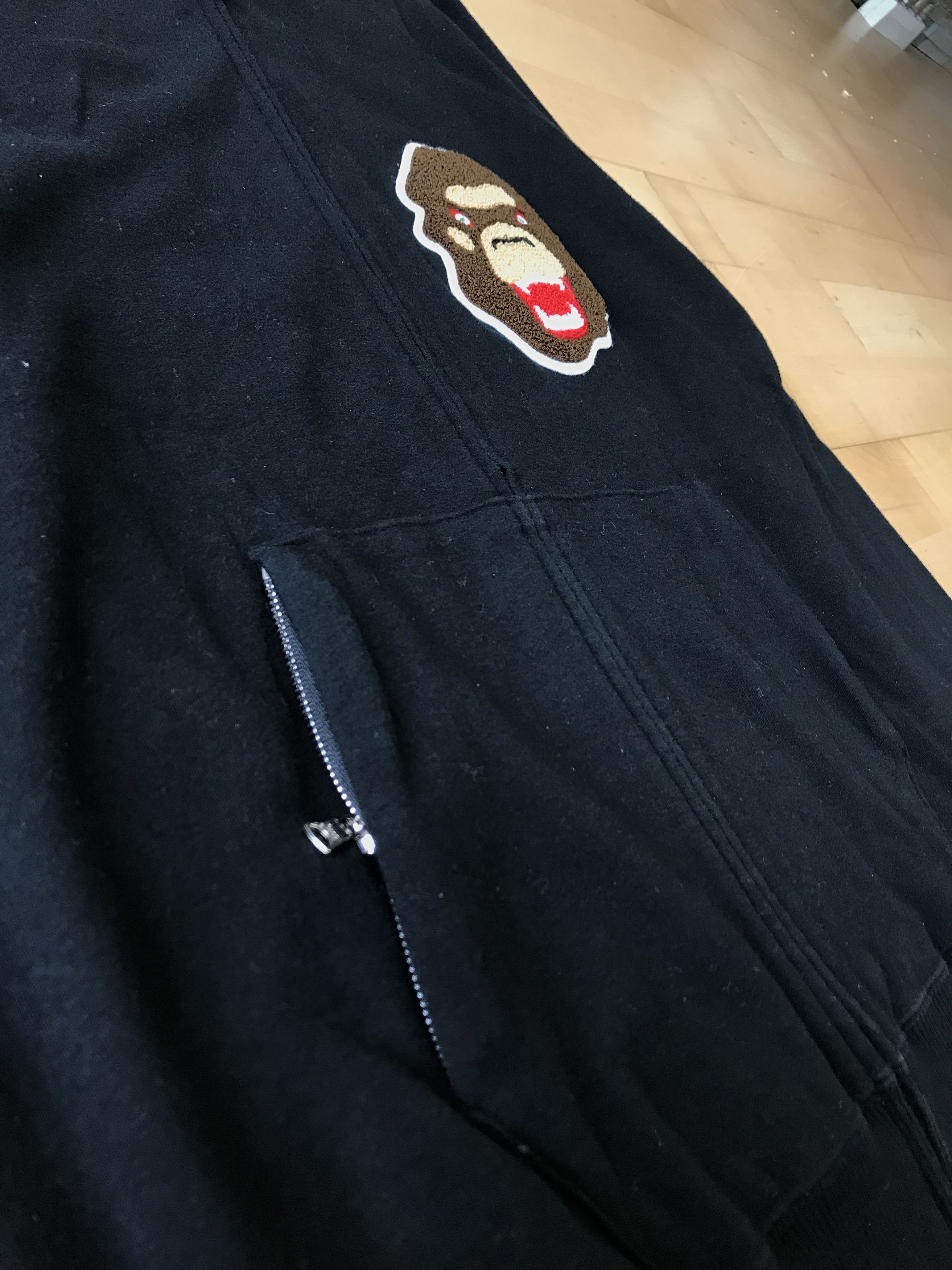 Bape Bape Angry Ape Embroidered Chest Logo Cotton Jacket Size US S / EU 44-46 / 1 - 4 Thumbnail