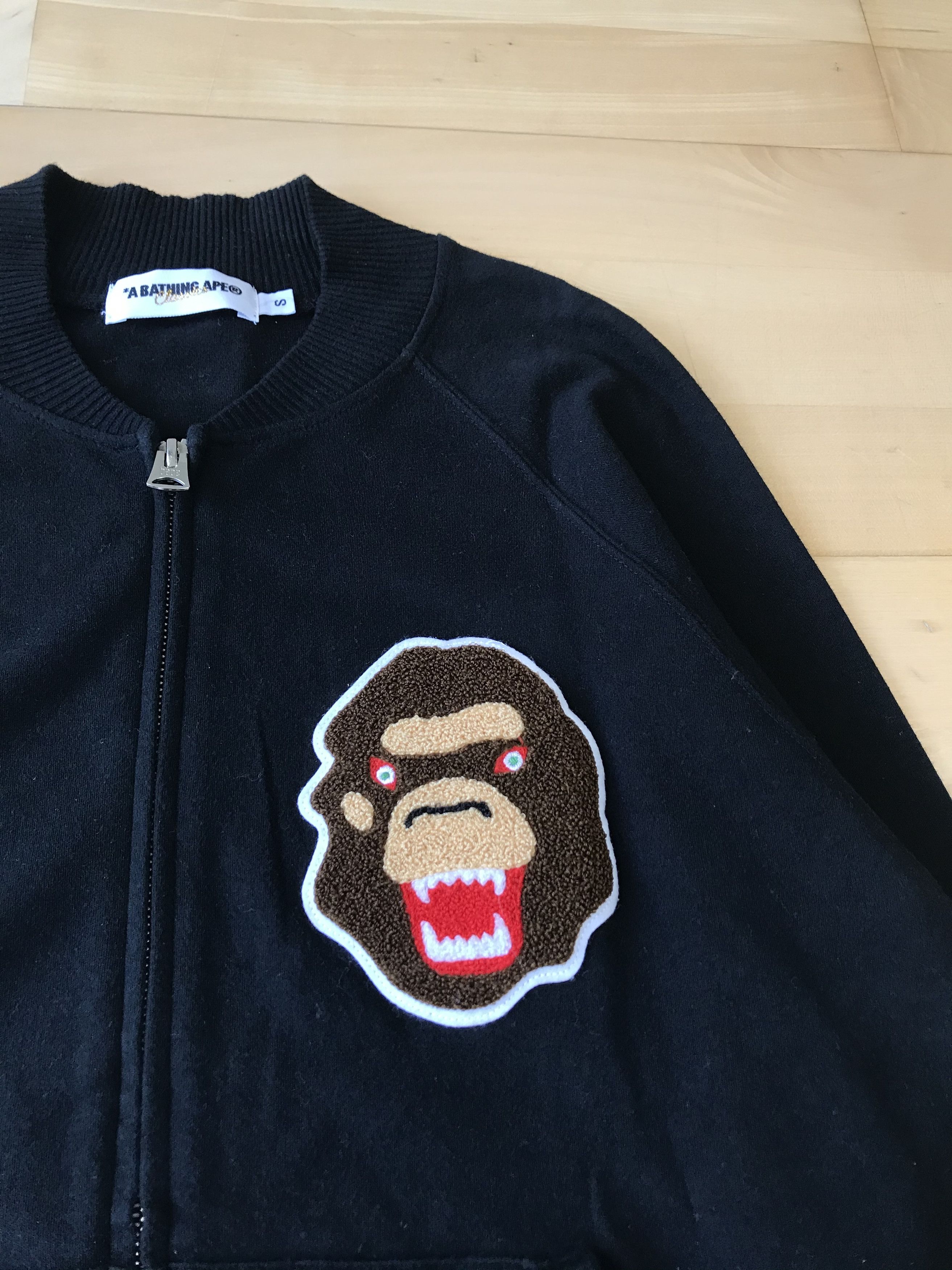 Bape Bape Angry Ape Embroidered Chest Logo Cotton Jacket Size US S / EU 44-46 / 1 - 2 Thumbnail