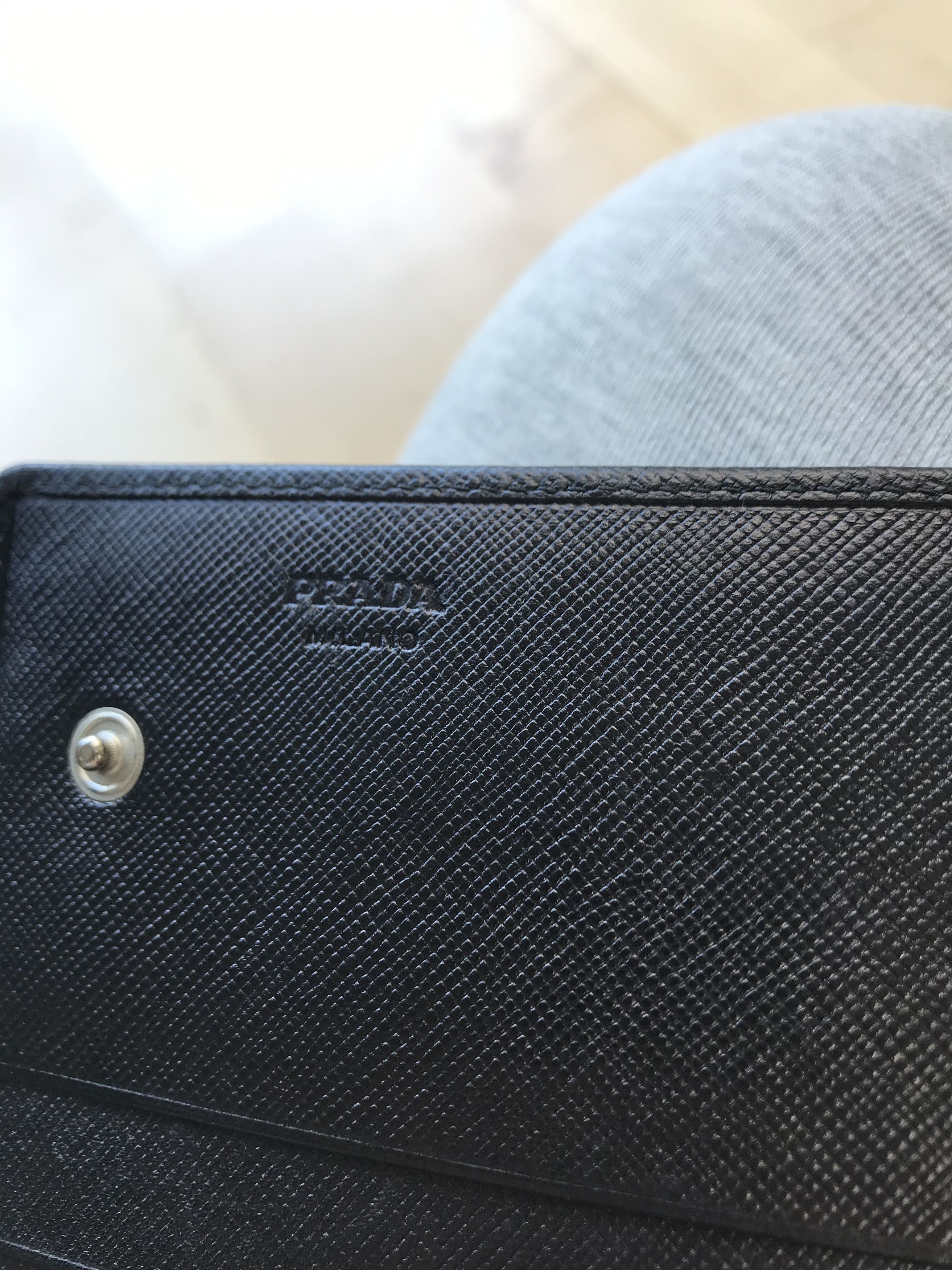 Prada Prada Bi Fold Wallet Black Size ONE SIZE - 5 Thumbnail