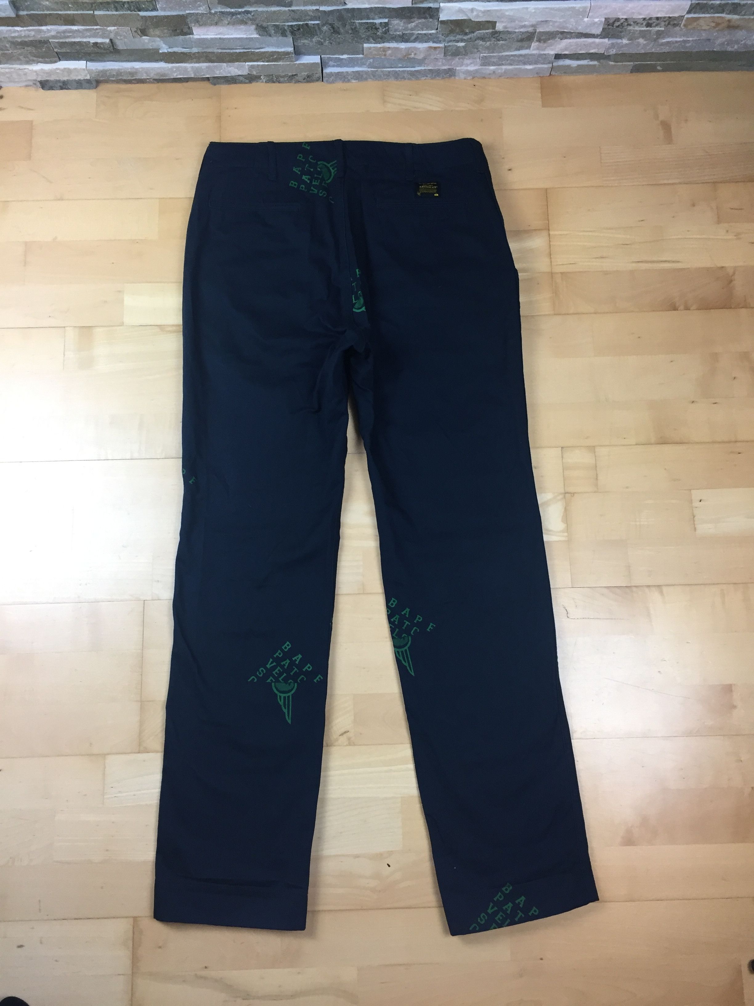 Bape Bape Logo All Over Print Denim Size US 32 / EU 48 - 6 Thumbnail