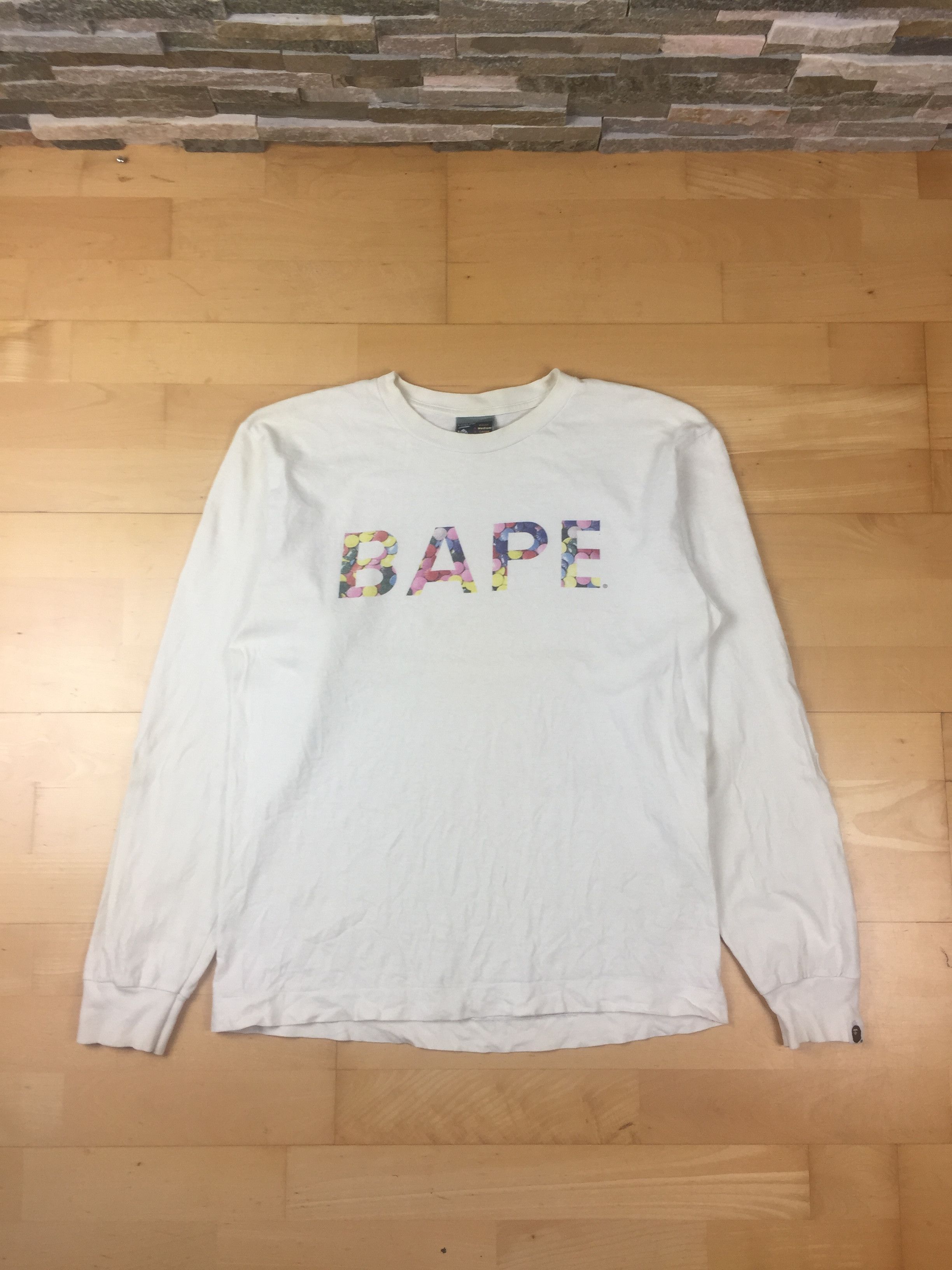 Bape Bape Colorful Spellout Logo Buttons Size US M / EU 48-50 / 2 - 1 Thumbnail