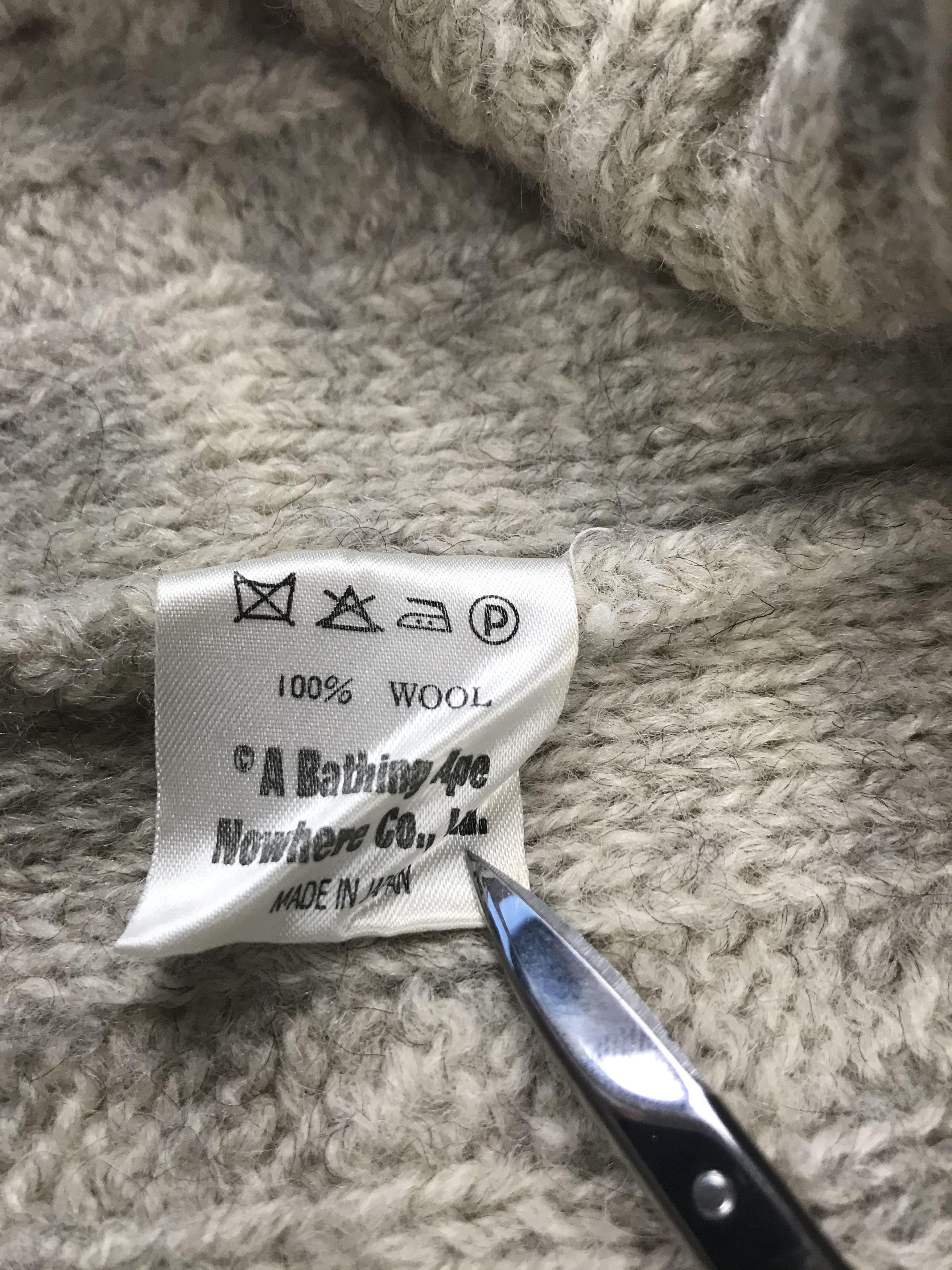 Bape Bape Wool Pattern Knit Sweater Size US M / EU 48-50 / 2 - 4 Thumbnail