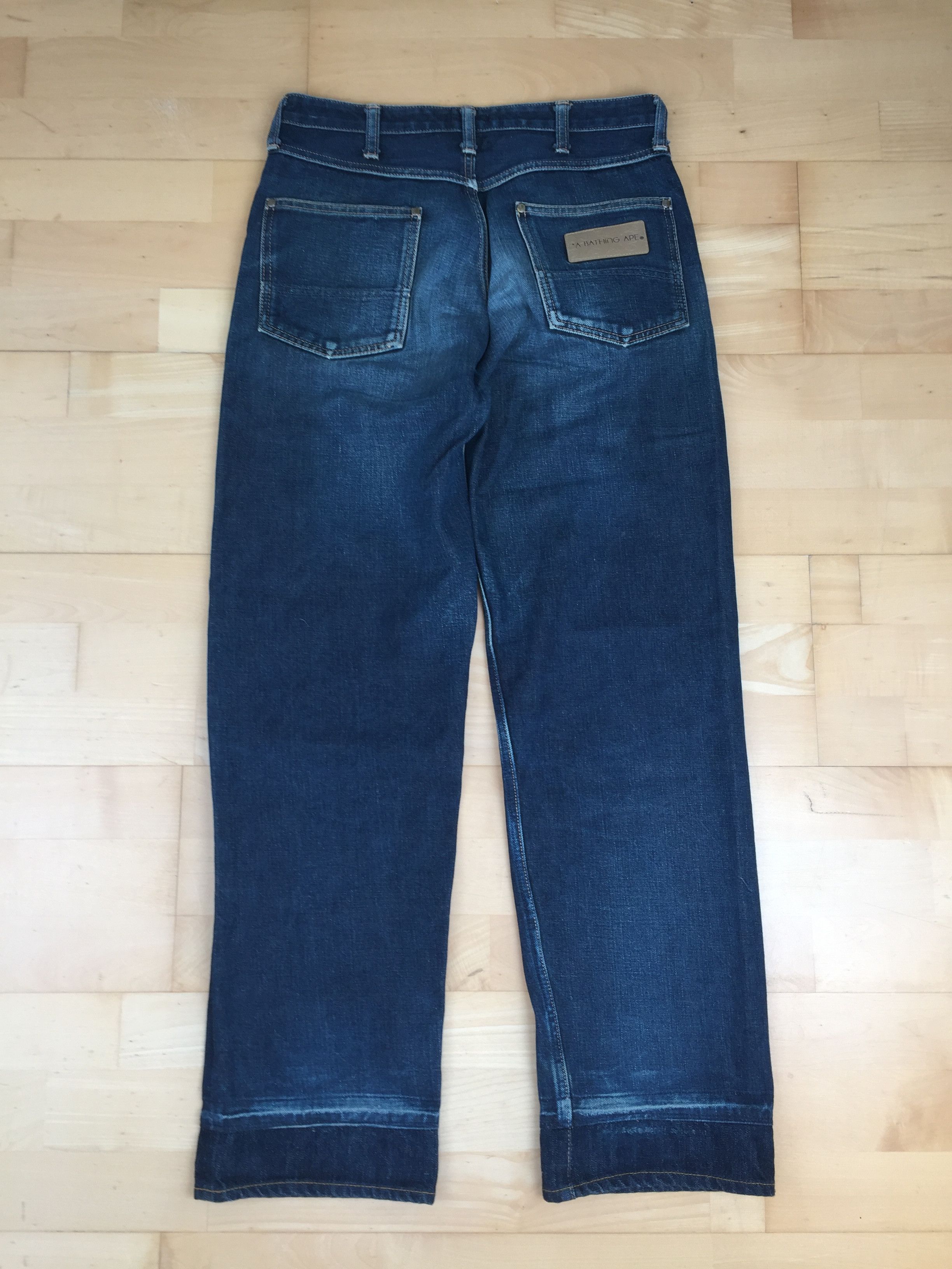 Bape Bape Bapesta Crotch Print Denim Size US 30 / EU 46 - 8 Thumbnail