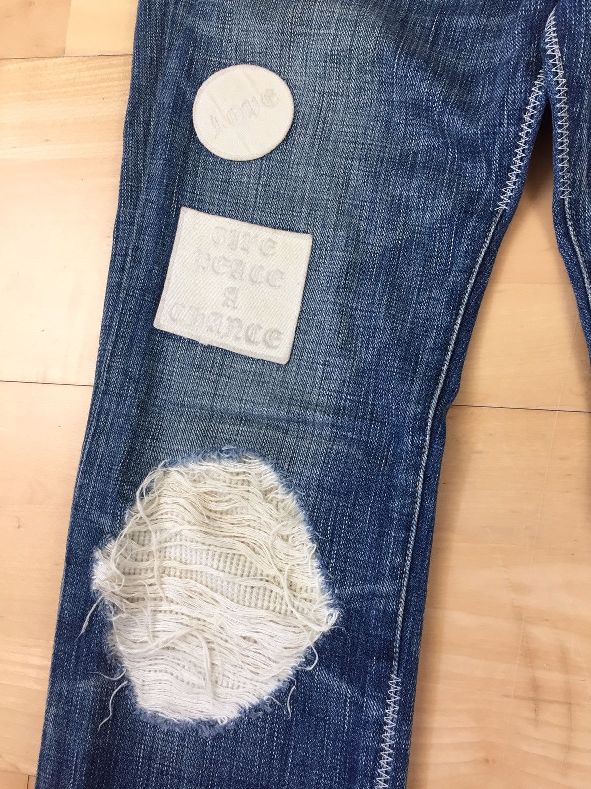 Number (N)ine Number (N)ine AW04 Patch Denim Size US 30 / EU 46 - 3 Thumbnail