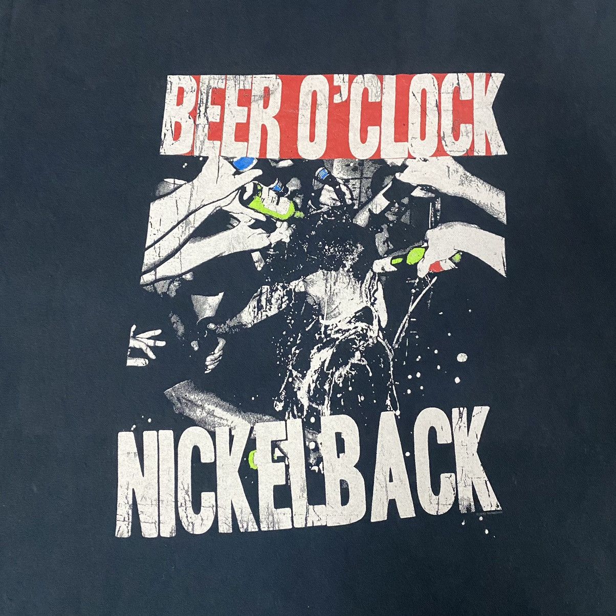 Band Tees Vintage Nickelback 'Beer o' Clock Shirt Size US XL / EU 56 / 4 - 5 Thumbnail