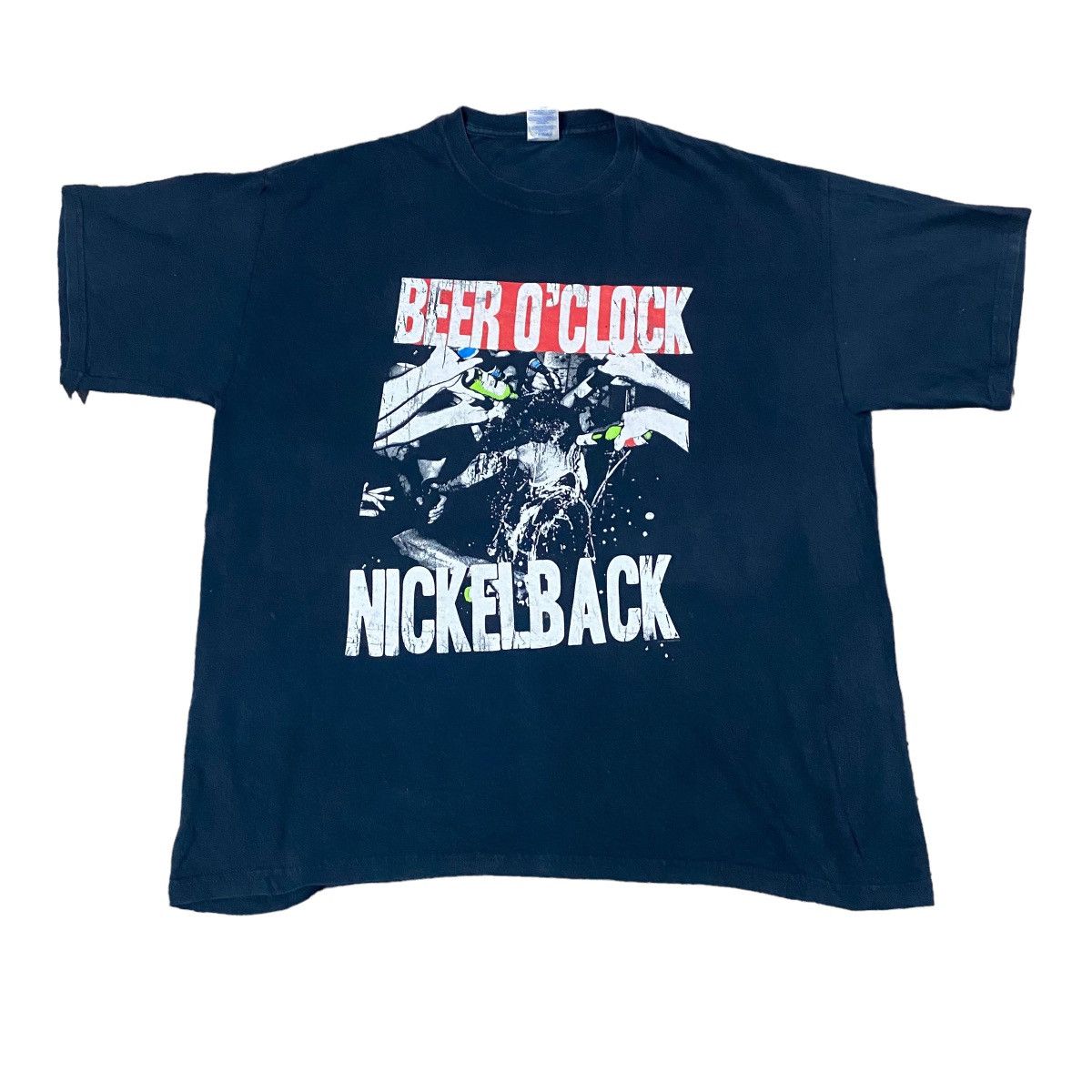 Band Tees Vintage Nickelback 'Beer o' Clock Shirt Size US XL / EU 56 / 4 - 1 Thumbnail