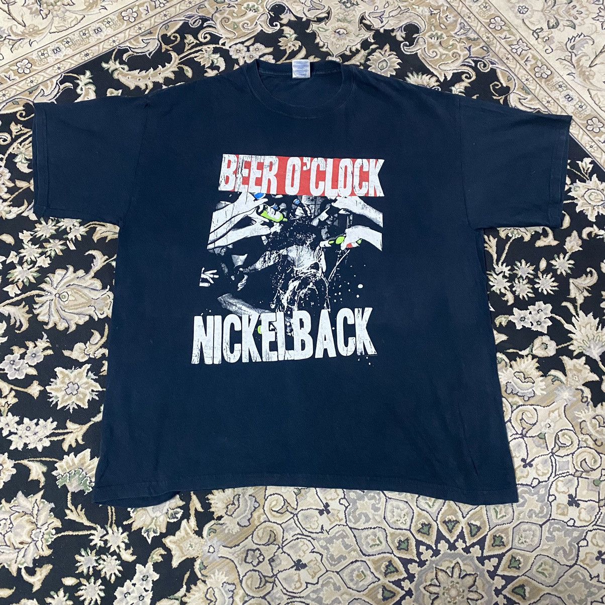 Band Tees Vintage Nickelback 'Beer o' Clock Shirt Size US XL / EU 56 / 4 - 3 Thumbnail