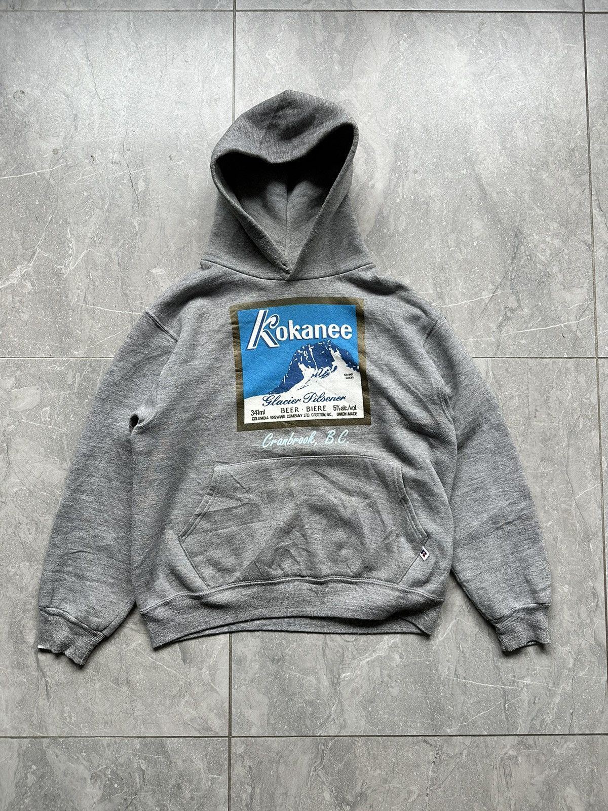 Vintage 80s Kokanee Beer Russel Hoodie Grailed