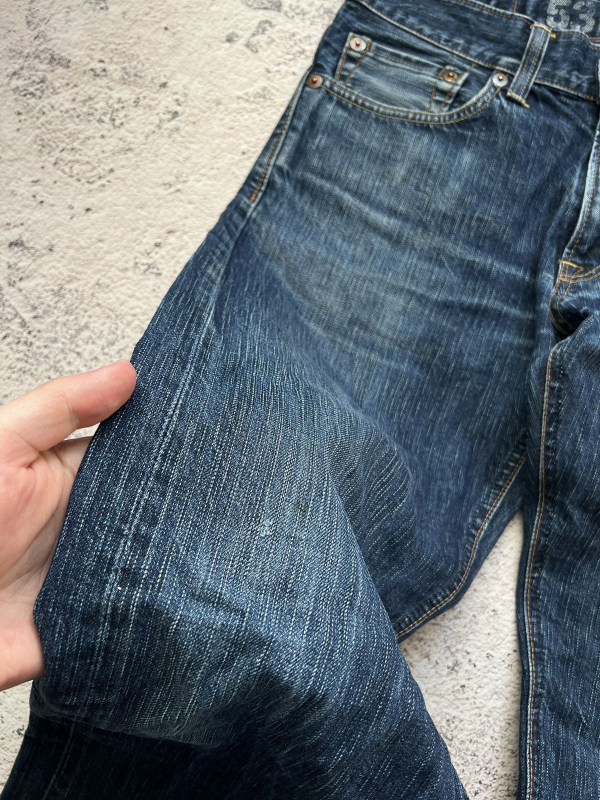 Edwin × Japanese Brand × Vintage RARE Y2K Edwin BT 503 Denim Jeans / Pants Size US 32 / EU 48 - 6 Thumbnail
