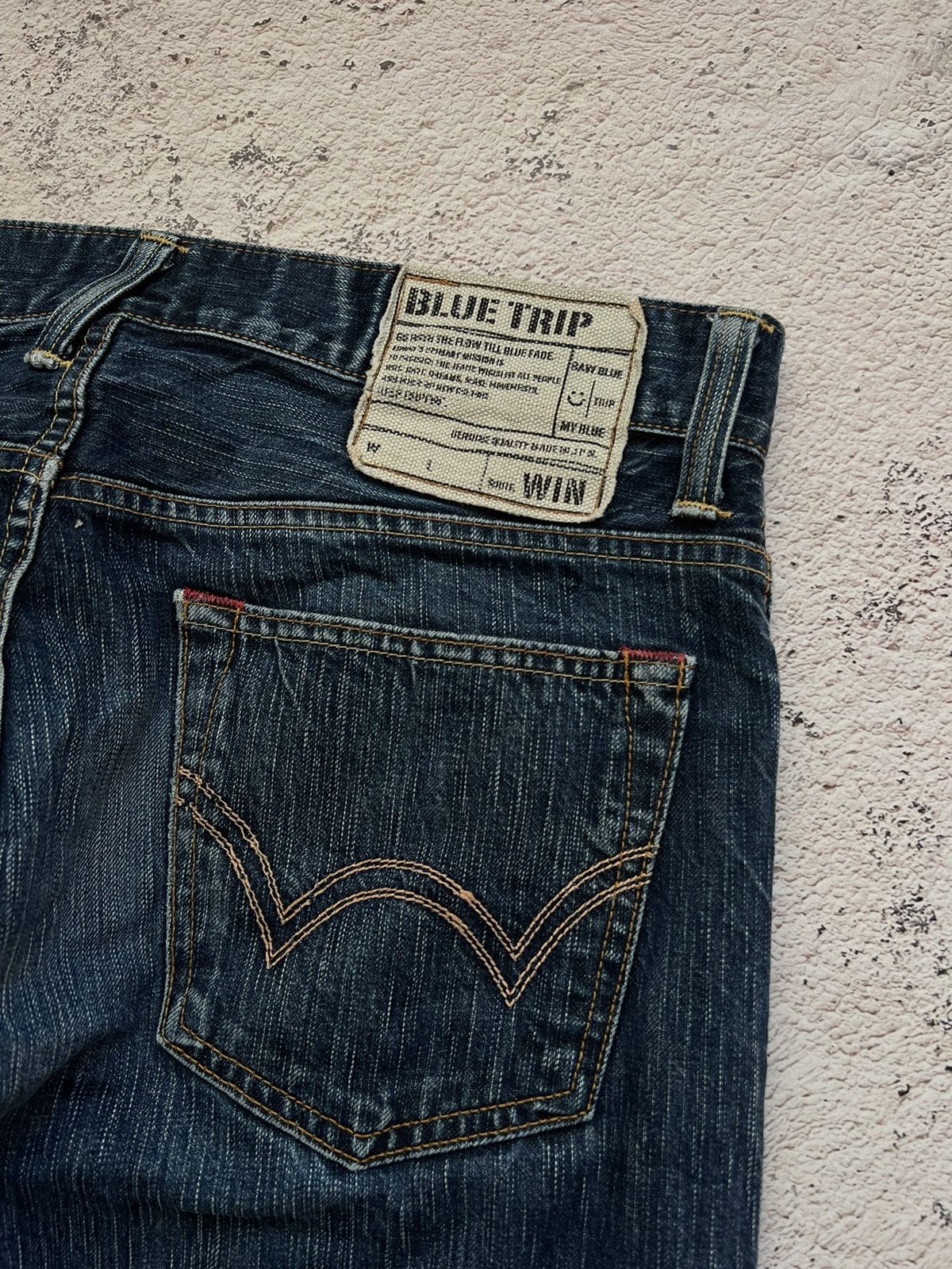 Edwin × Japanese Brand × Vintage RARE Y2K Edwin BT 503 Denim Jeans / Pants Size US 32 / EU 48 - 1 Thumbnail