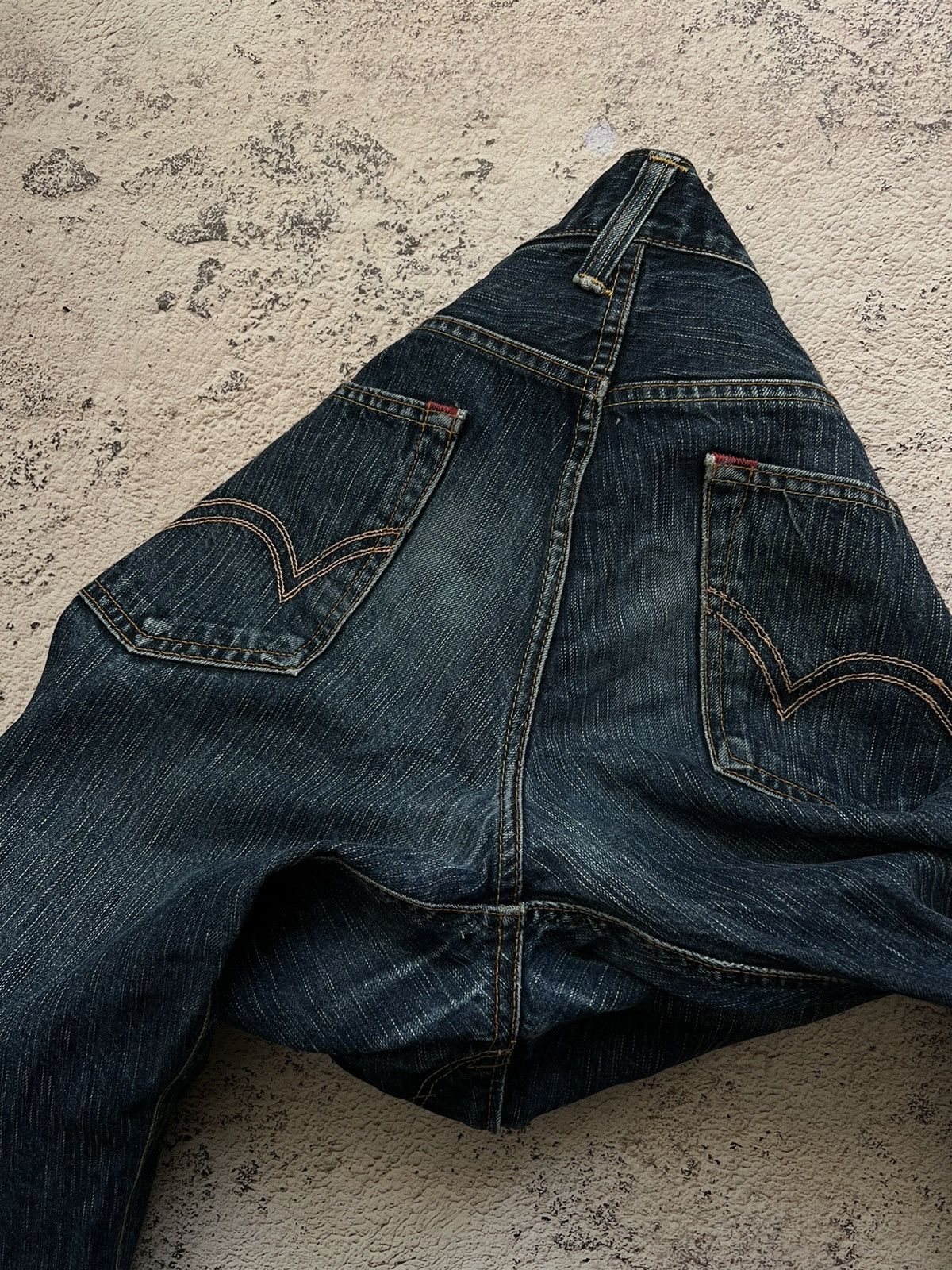 Edwin × Japanese Brand × Vintage RARE Y2K Edwin BT 503 Denim Jeans / Pants Size US 32 / EU 48 - 12 Thumbnail
