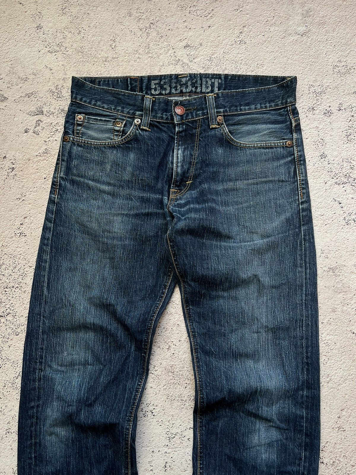 Edwin × Japanese Brand × Vintage RARE Y2K Edwin BT 503 Denim Jeans / Pants Size US 32 / EU 48 - 4 Thumbnail