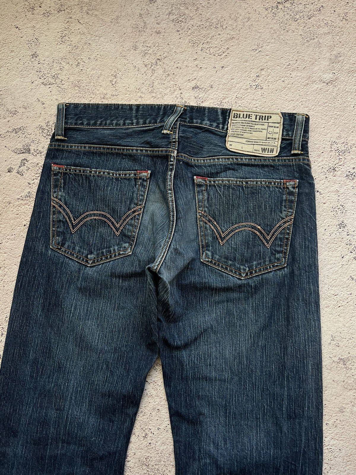 Edwin × Japanese Brand × Vintage RARE Y2K Edwin BT 503 Denim Jeans / Pants Size US 32 / EU 48 - 9 Thumbnail