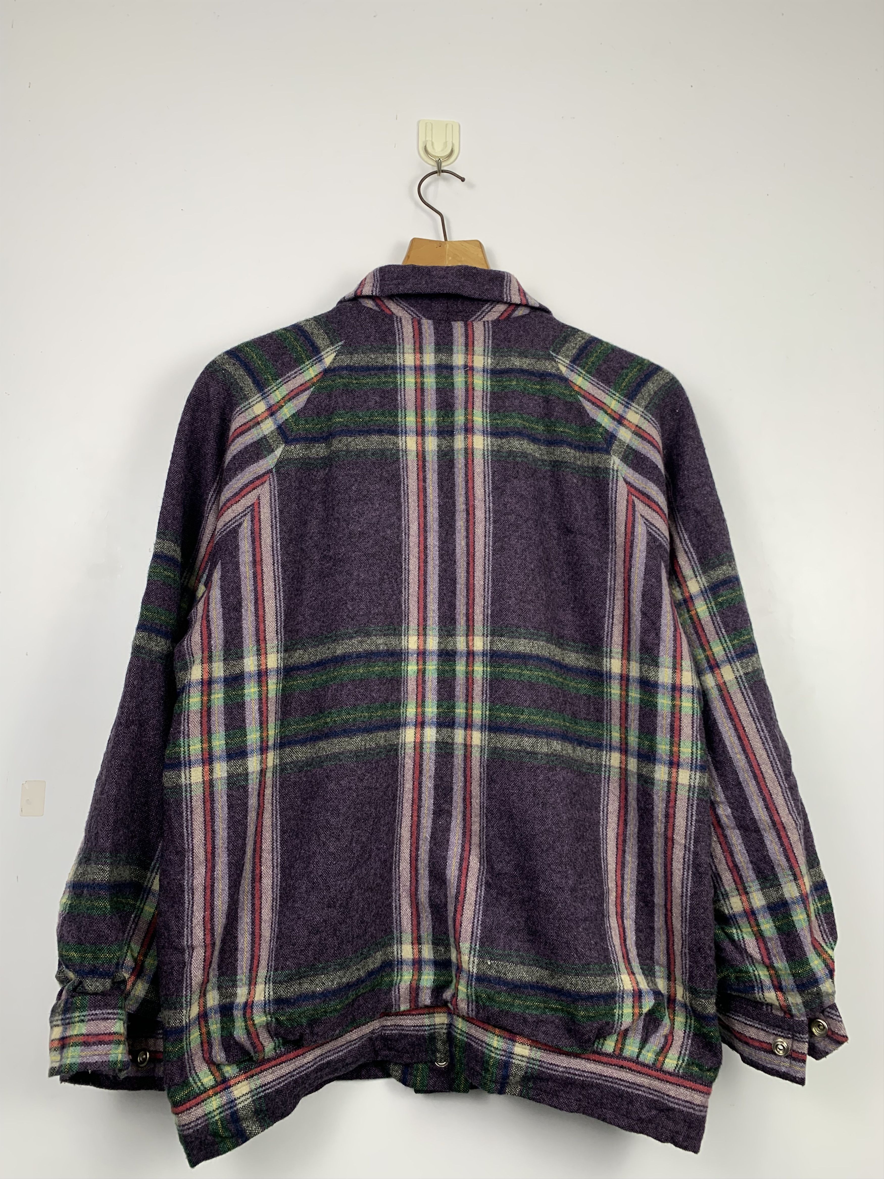 Japanese Brand Vintage 80s Lumberjack Wool Checkered Plaid Jackets J0406 Size US S / EU 44-46 / 1 - 6 Thumbnail