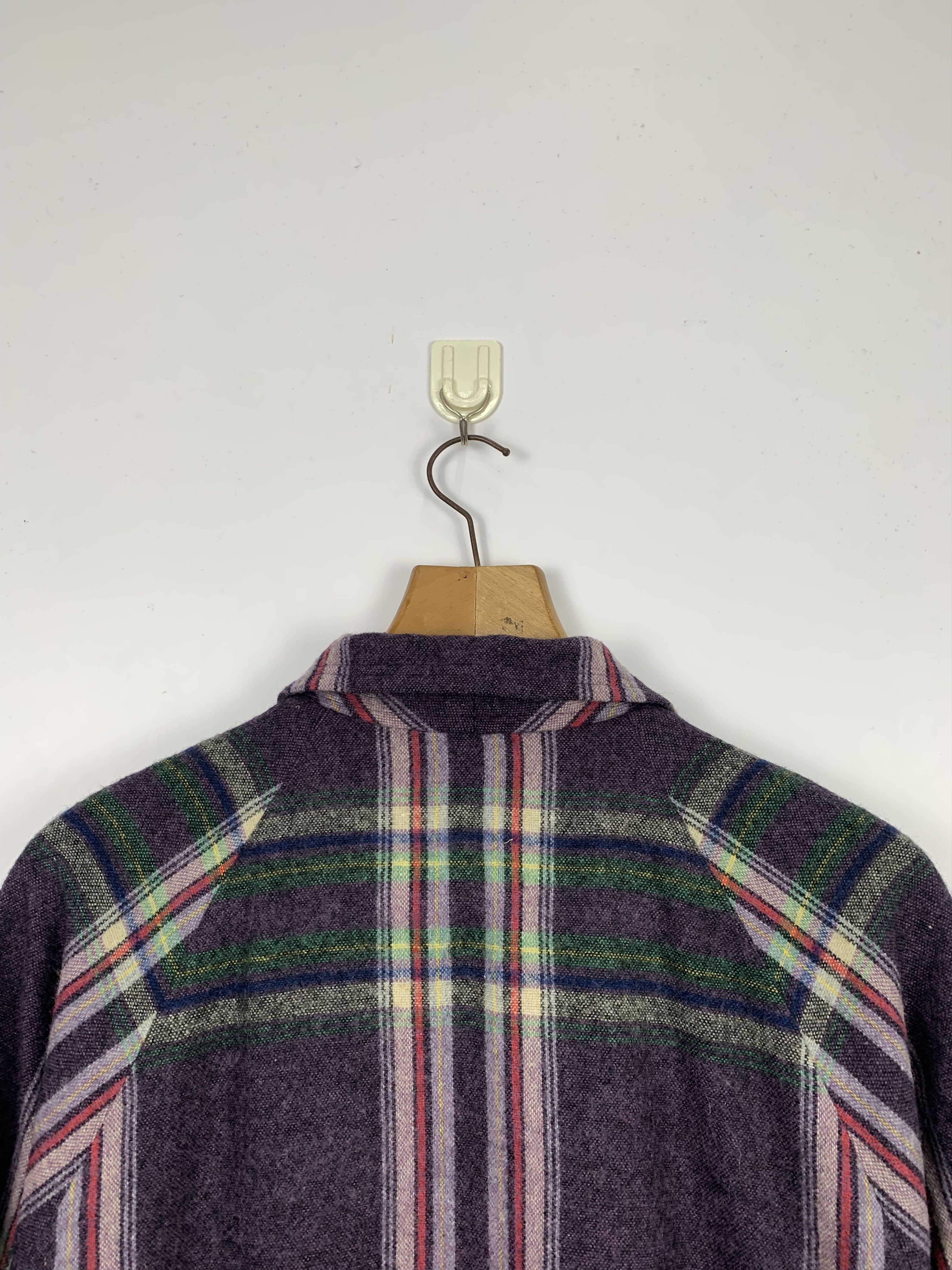 Japanese Brand Vintage 80s Lumberjack Wool Checkered Plaid Jackets J0406 Size US S / EU 44-46 / 1 - 7 Thumbnail