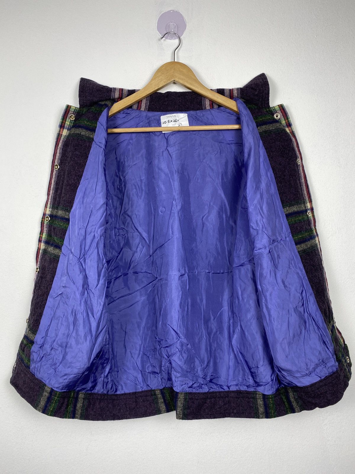 Japanese Brand Vintage 80s Lumberjack Wool Checkered Plaid Jackets J0406 Size US S / EU 44-46 / 1 - 8 Thumbnail