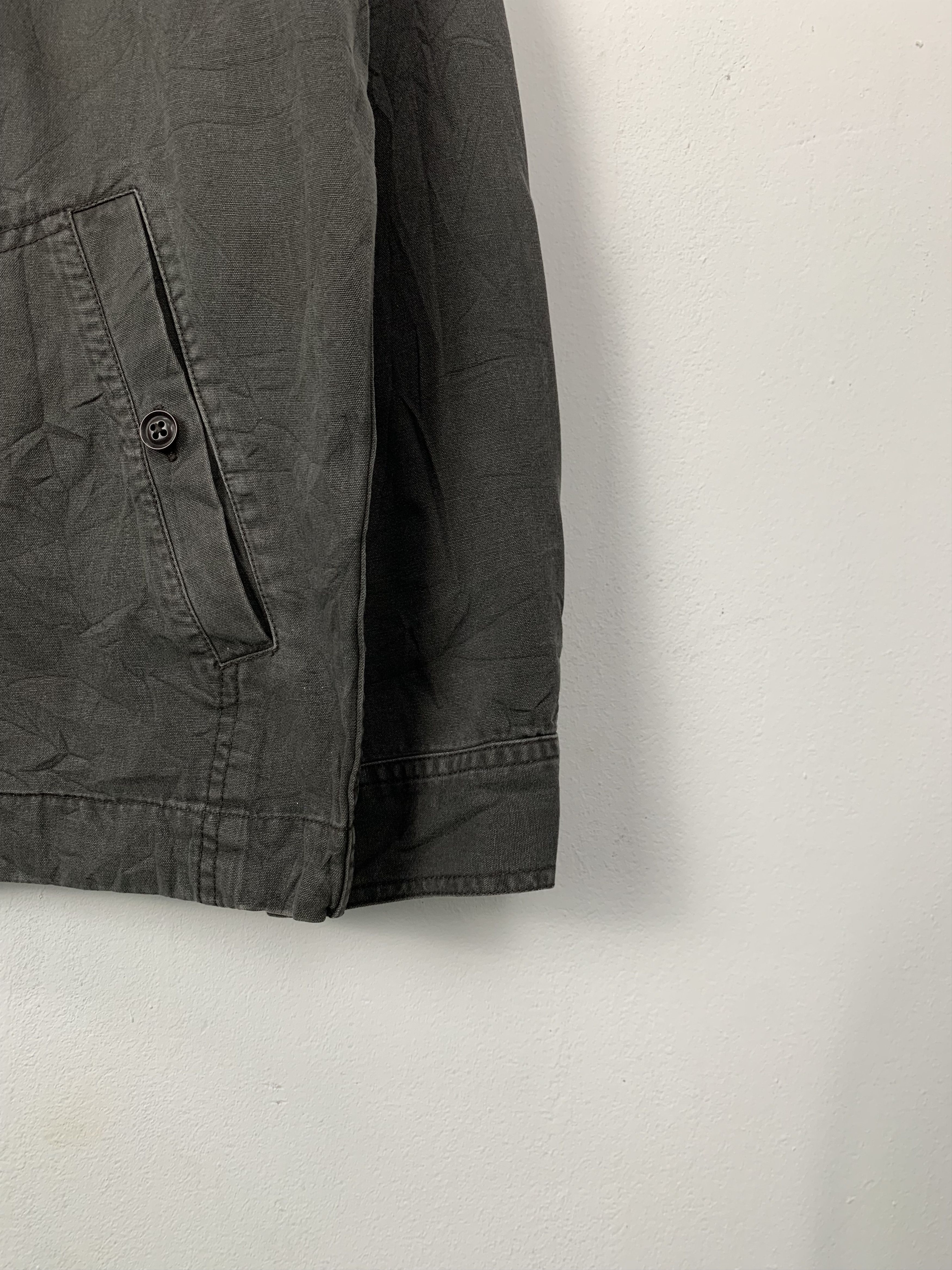 Japanese Brand × Uniqlo × Vintage Vintage UNIQLO Khaki Zip Up Hoodie Jacket Size US M / EU 48-50 / 2 - 3 Thumbnail
