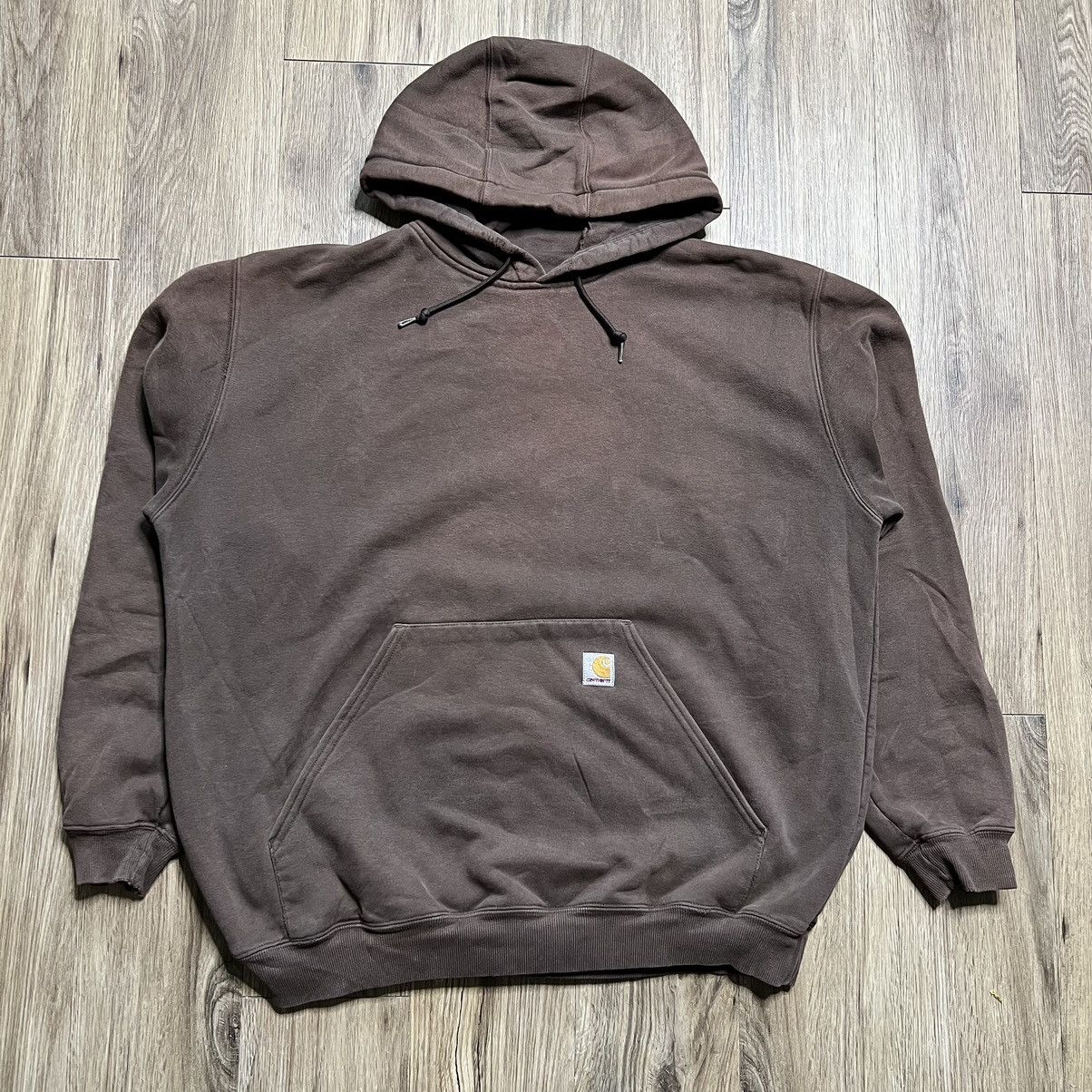 Carhartt Brown Pullover Hoodie XL XXL