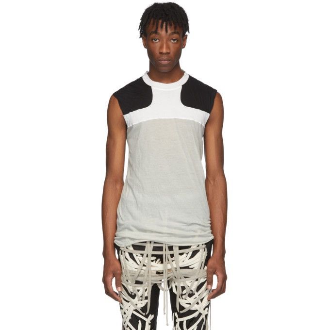 Rick Owens SS20 two-tone sleeveless tank NWT Size US M / EU 48-50 / 2 - 1 Thumbnail