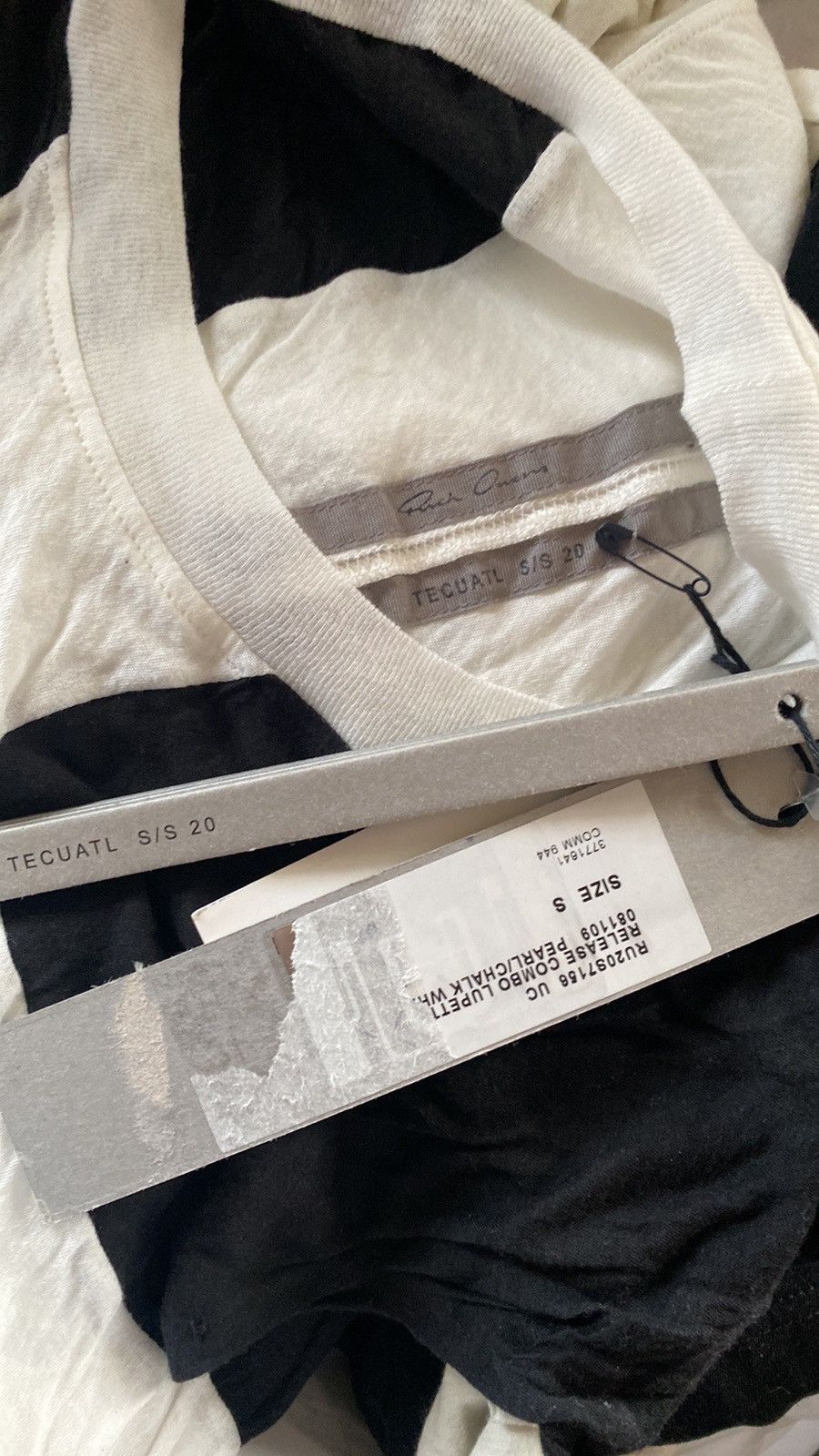 Rick Owens SS20 two-tone sleeveless tank NWT Size US M / EU 48-50 / 2 - 2 Thumbnail