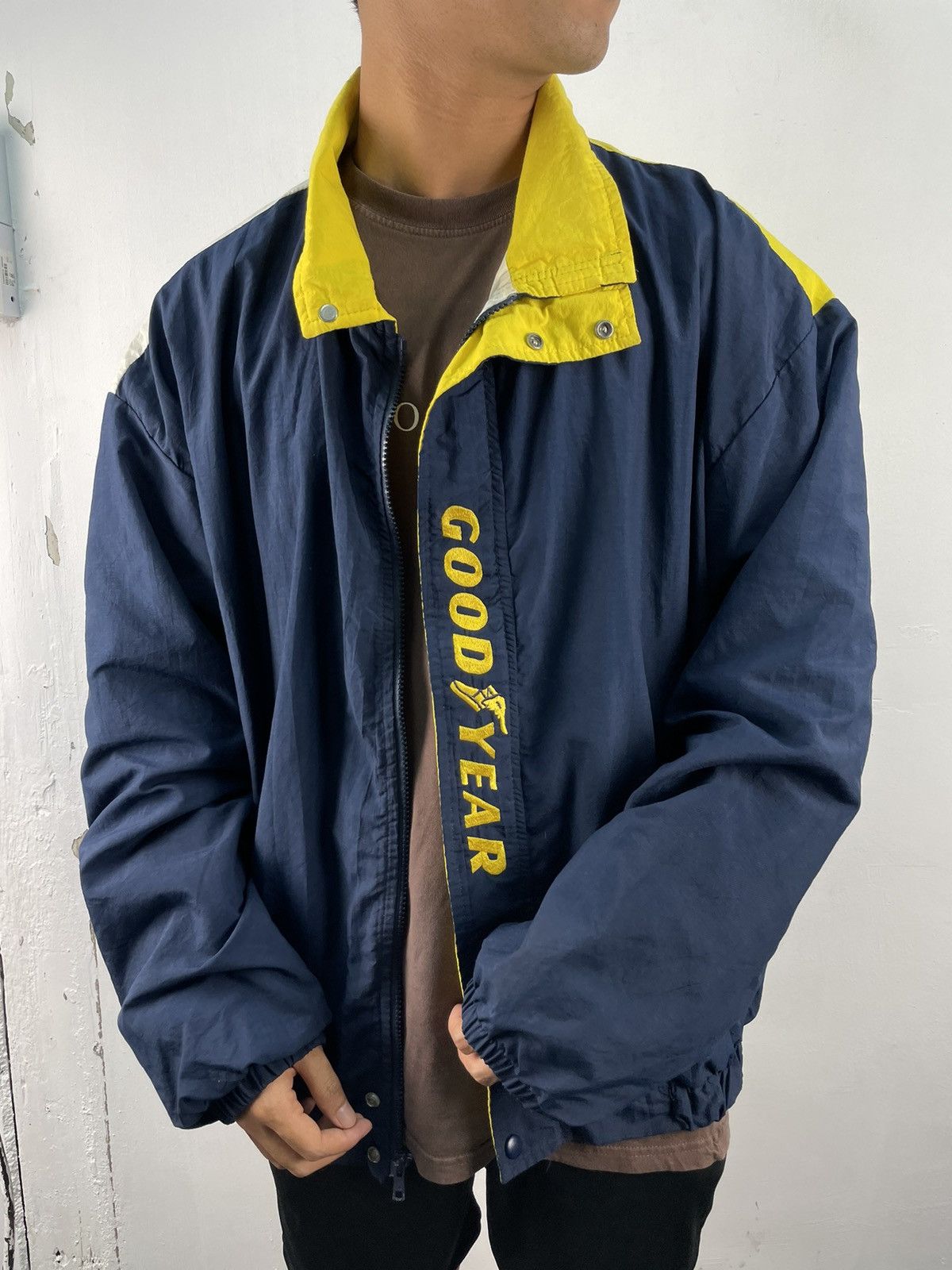 Swingster × Vintage Vintage 90s Good Year Coach Jacket By Swingster USA Size US XL / EU 56 / 4 - 1 Thumbnail