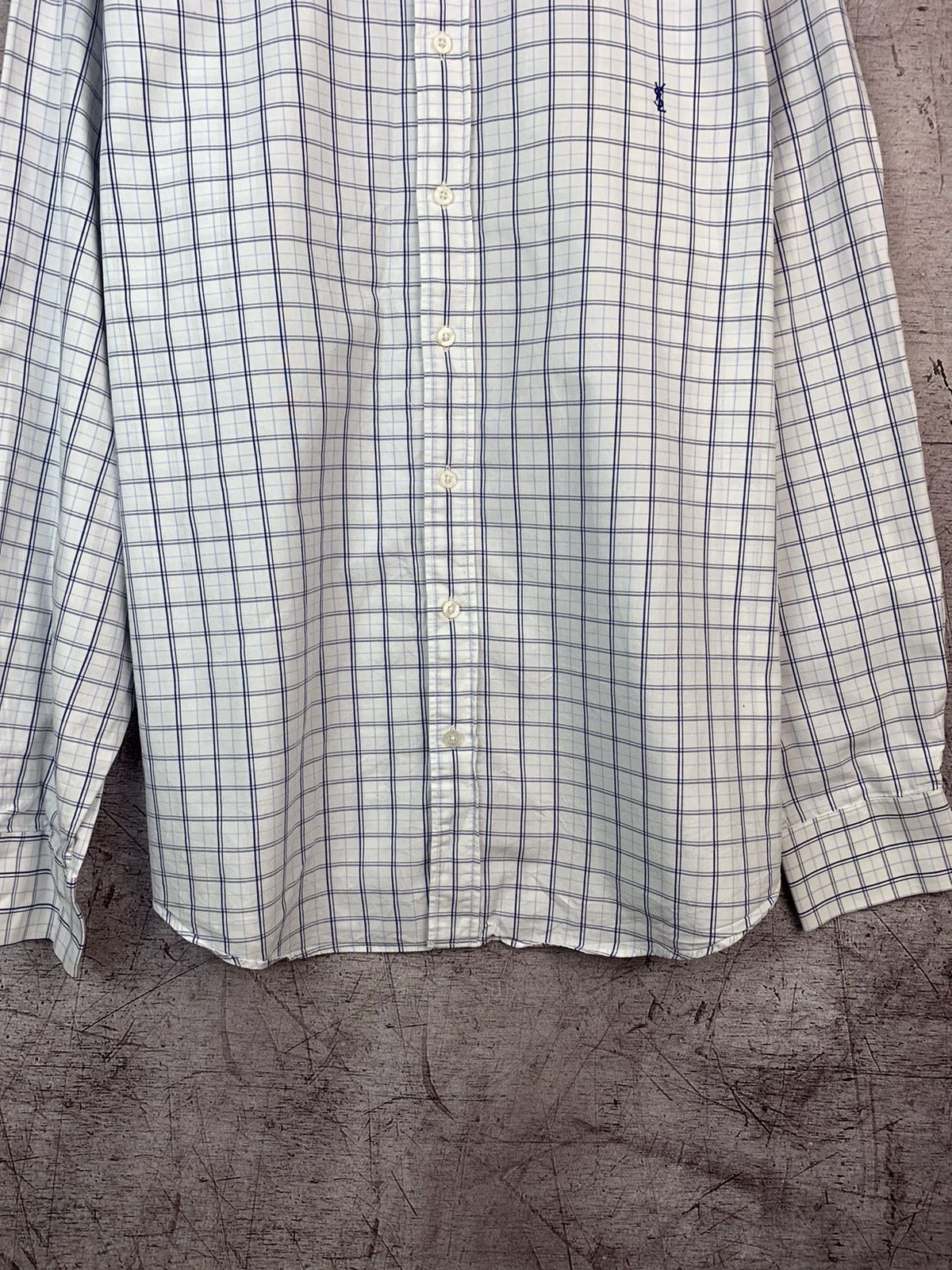 Yves Saint Laurent Vintage Yves Saint Laurent Check Shirt Size US XXL / EU 58 / 5 - 3 Thumbnail