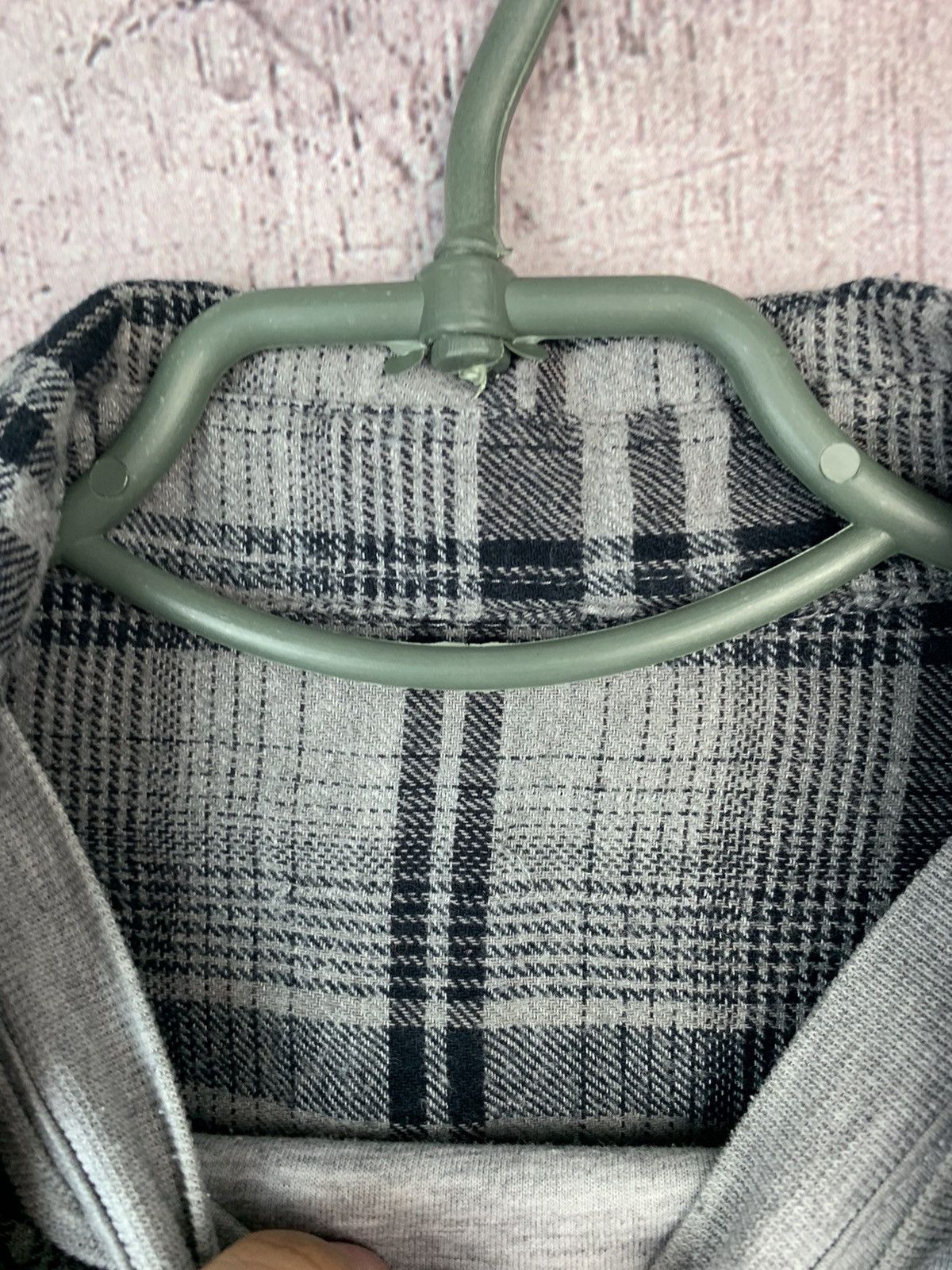 Flannel × Vintage Vintage Flannel Grey Plaid Shirt Travis Style Size US L / EU 52-54 / 3 - 6 Thumbnail