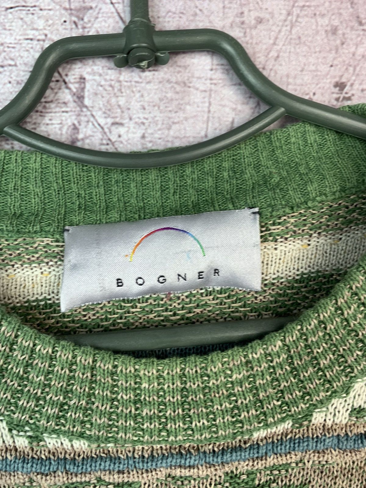 Bogner × Vintage Bogner Vintage Mens Wool Coogi Style Sweater Size US M / EU 48-50 / 2 - 8 Thumbnail