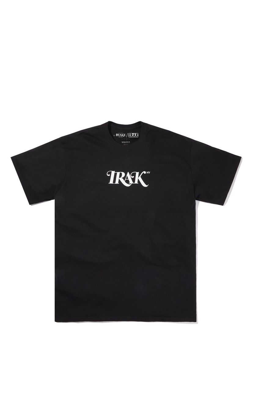 Awake %100 Authentic Awake NY x IRAK Logo T-Shirt Black Size XL | Grailed