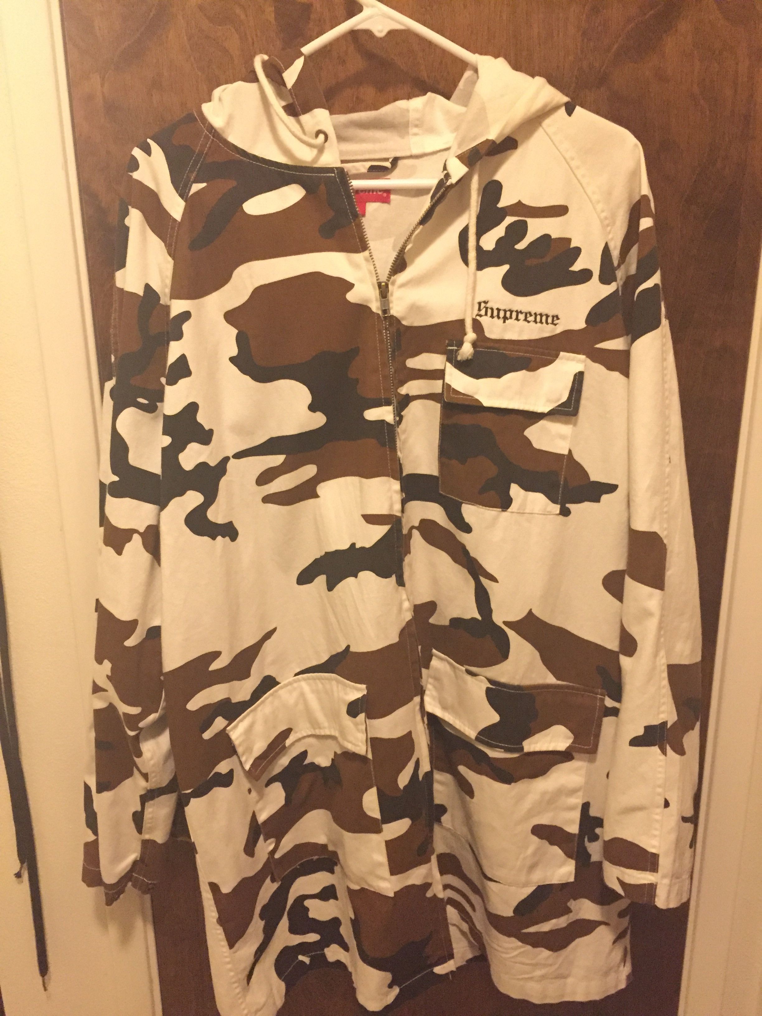 Supreme Twill Zip Parka Grailed