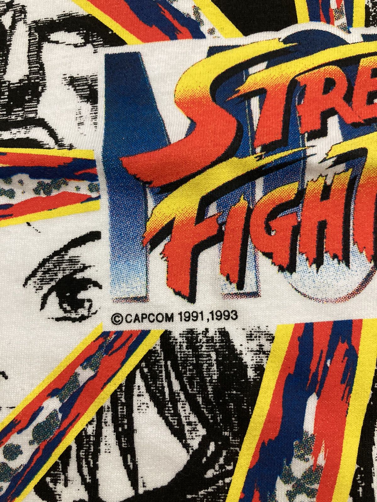 Vintage Capcom 91/93 Street Fighter t shirt